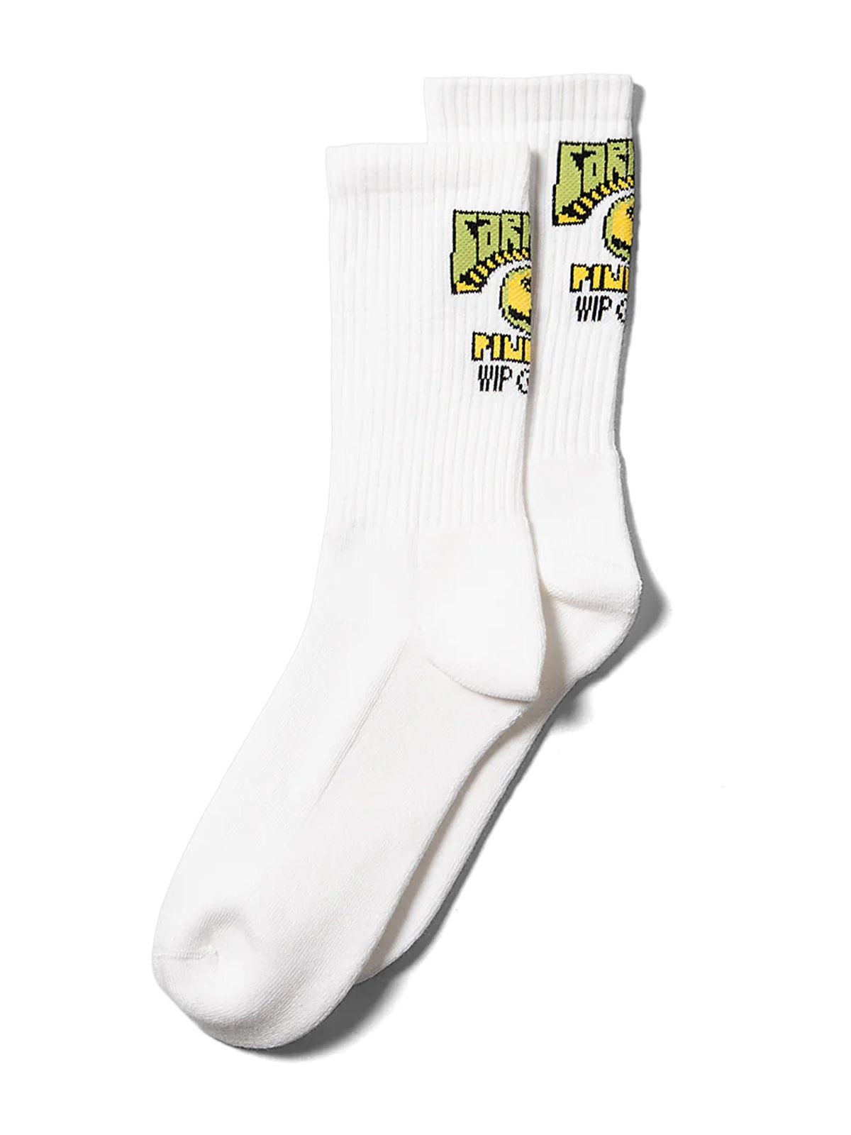 pinball socks white 