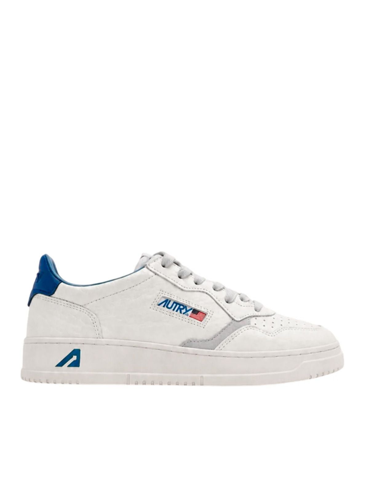 medalist low bianche blu 