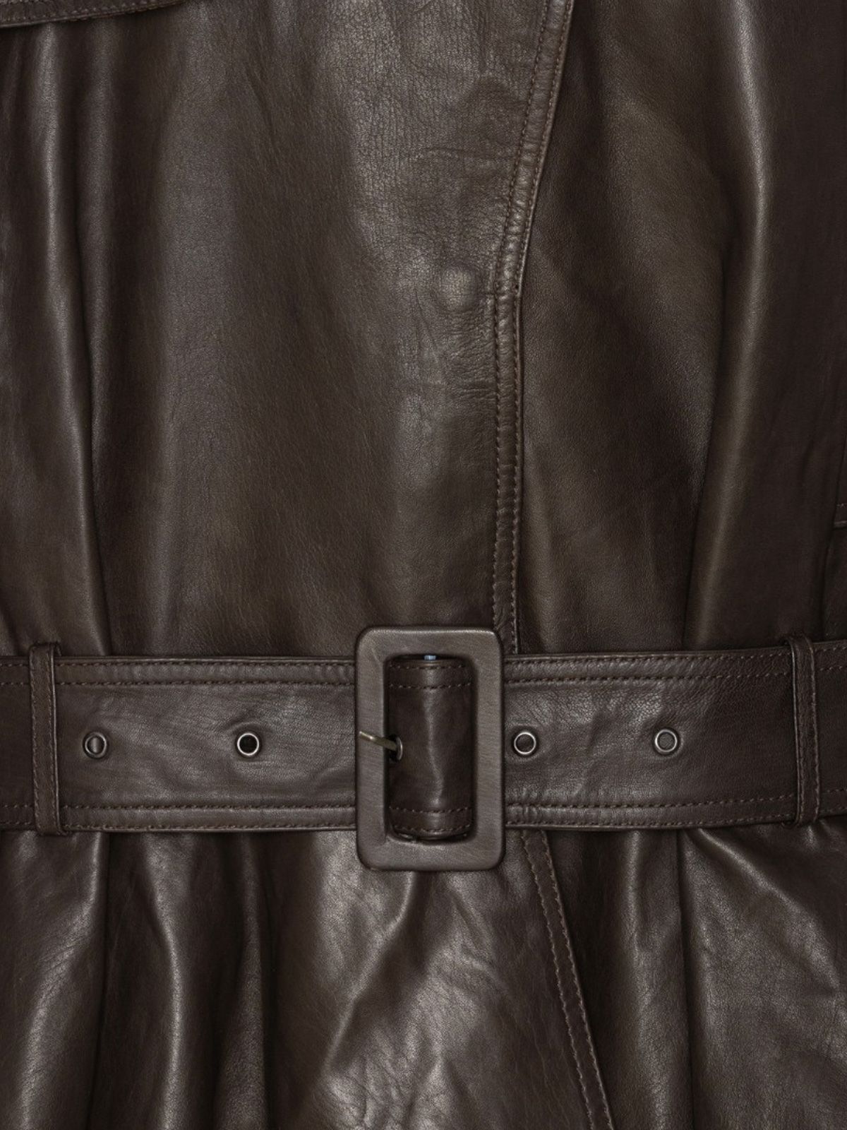 biker leather jacket brown  ROTATE