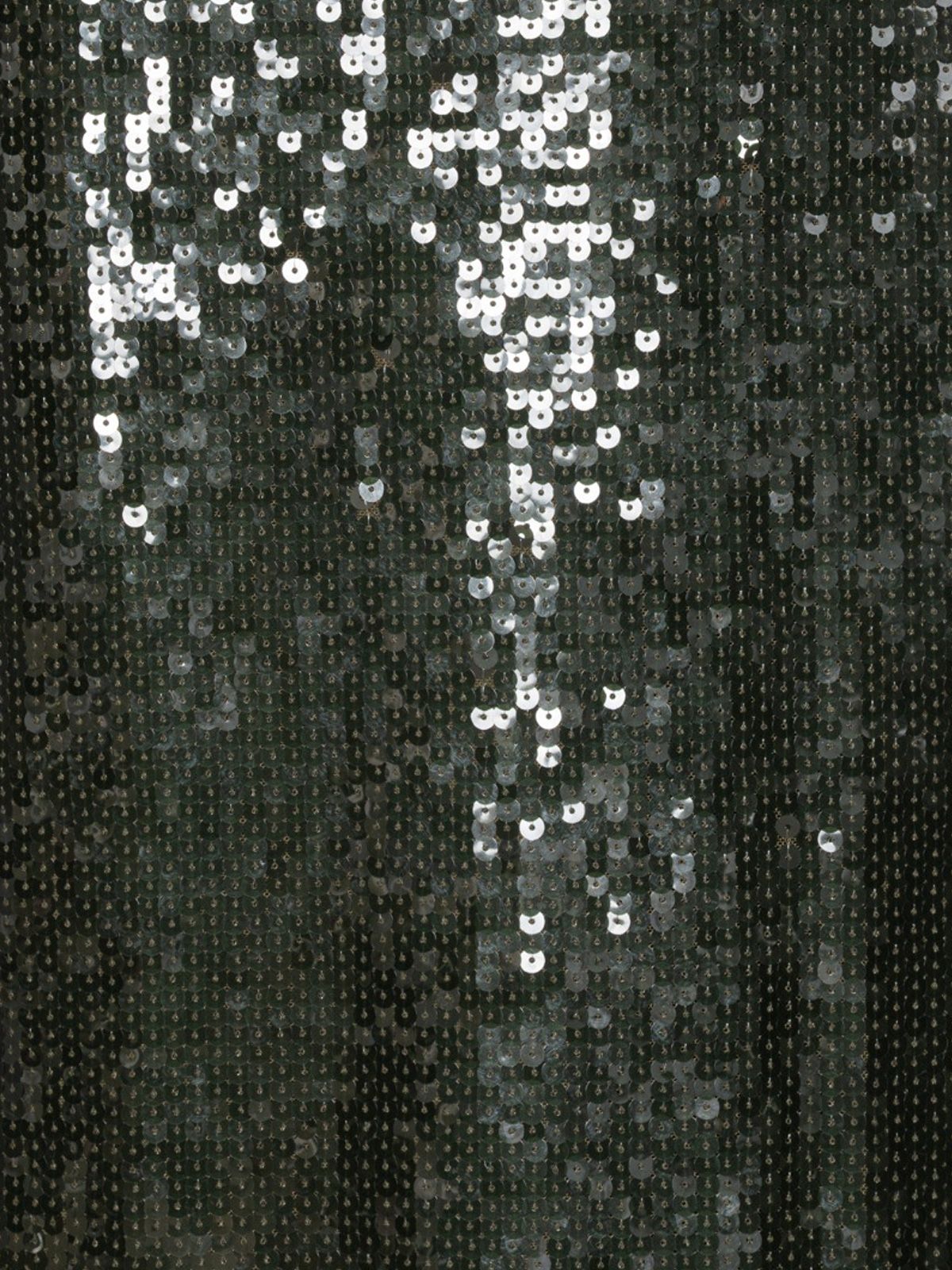abito lungo con paillettes oliva ROTATE