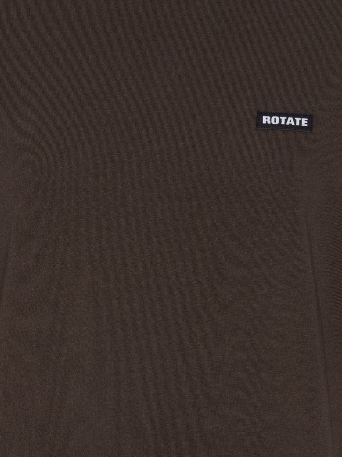 peplum t-shirt brown  ROTATE
