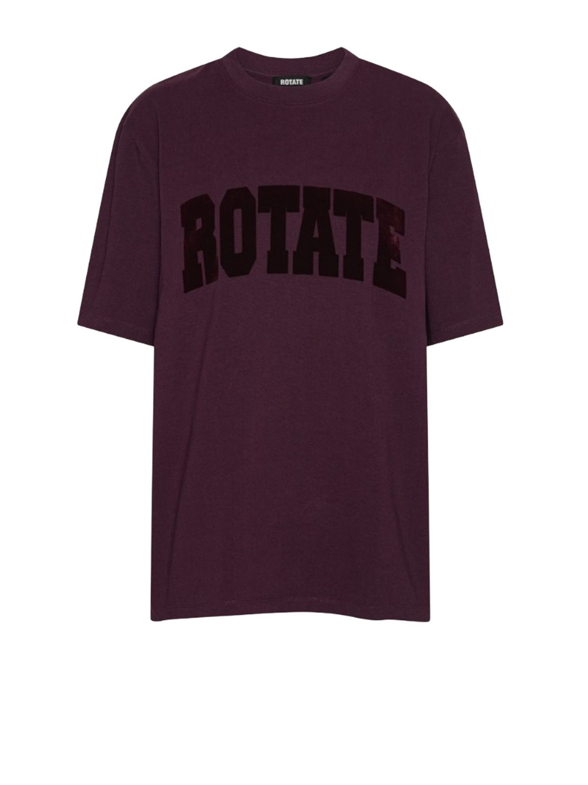 t-shirt oversize in jersey bordeaux