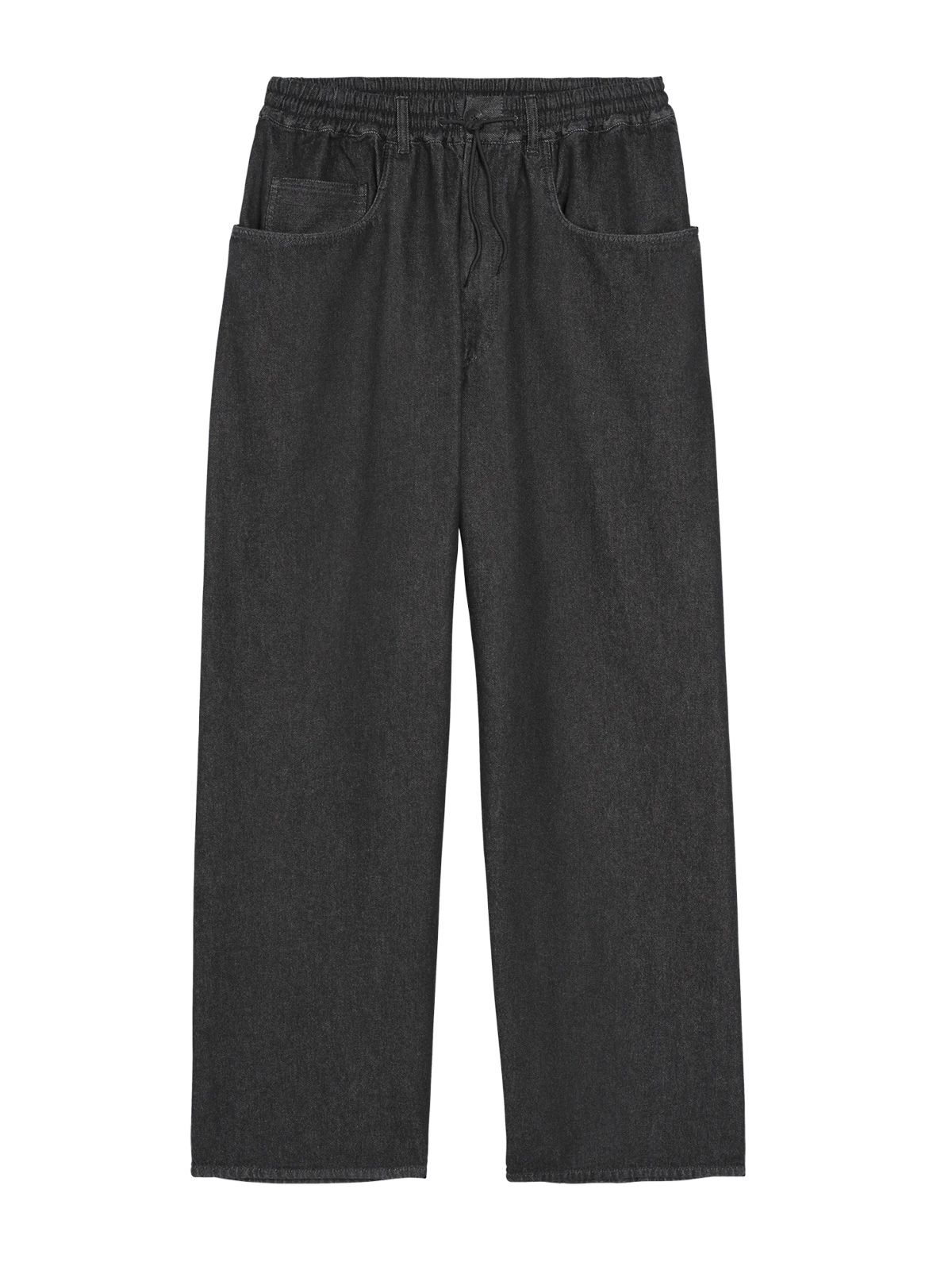 Black denim pants