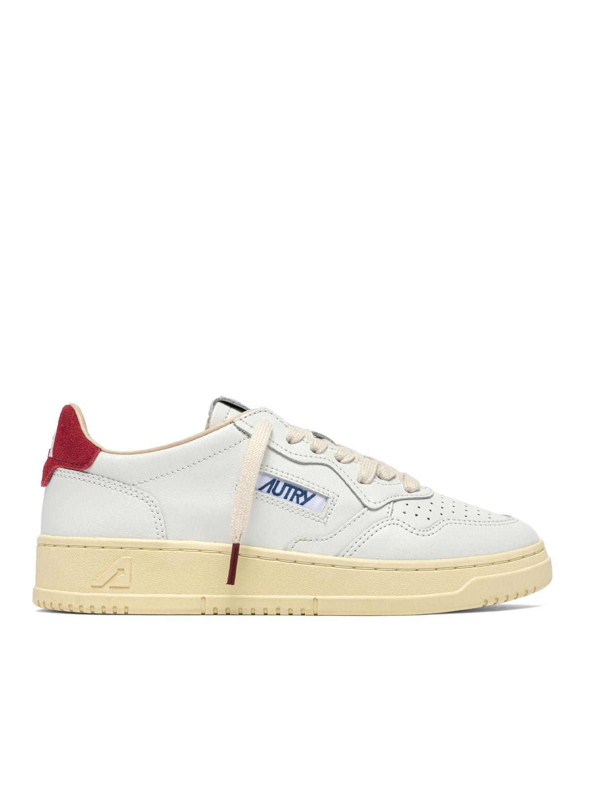 sneakers medalist low bianco rosse 
