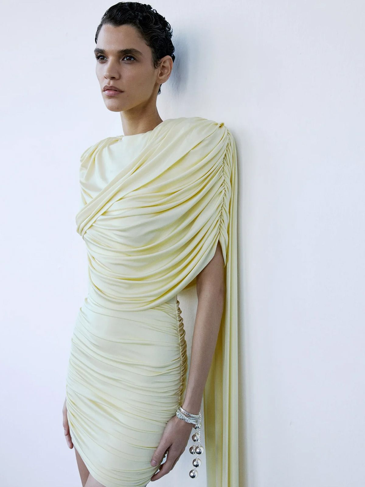 Vestito khara giallo burro THE NEW ARRIVALS ILKYAZ OZEL
