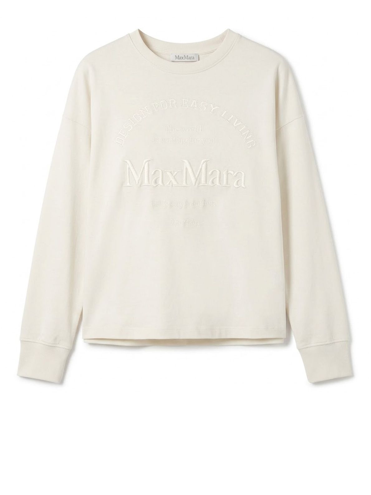 Beige long sleeve t-shirt