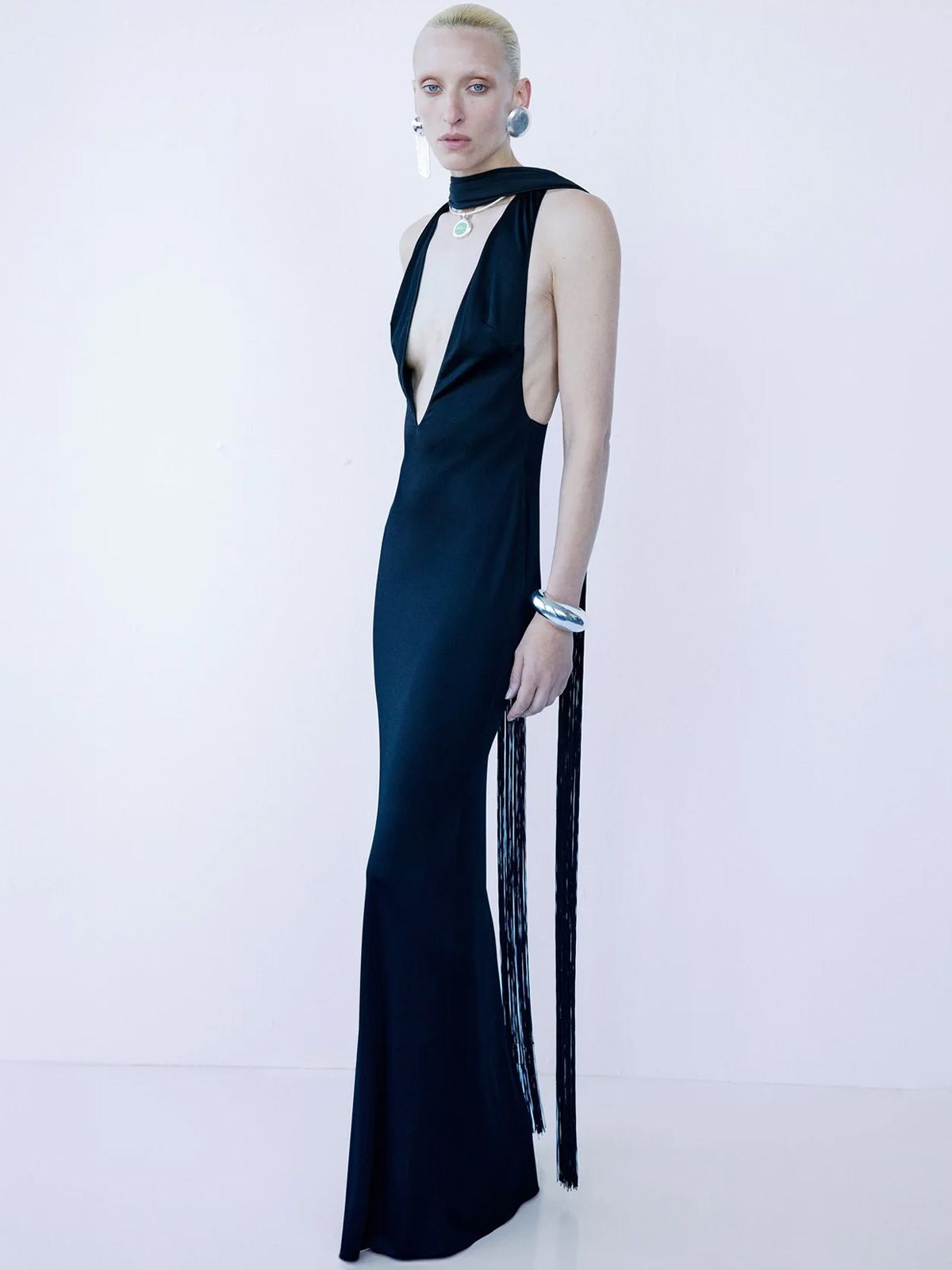 Abito olympia in dark side nero THE NEW ARRIVALS ILKYAZ OZEL