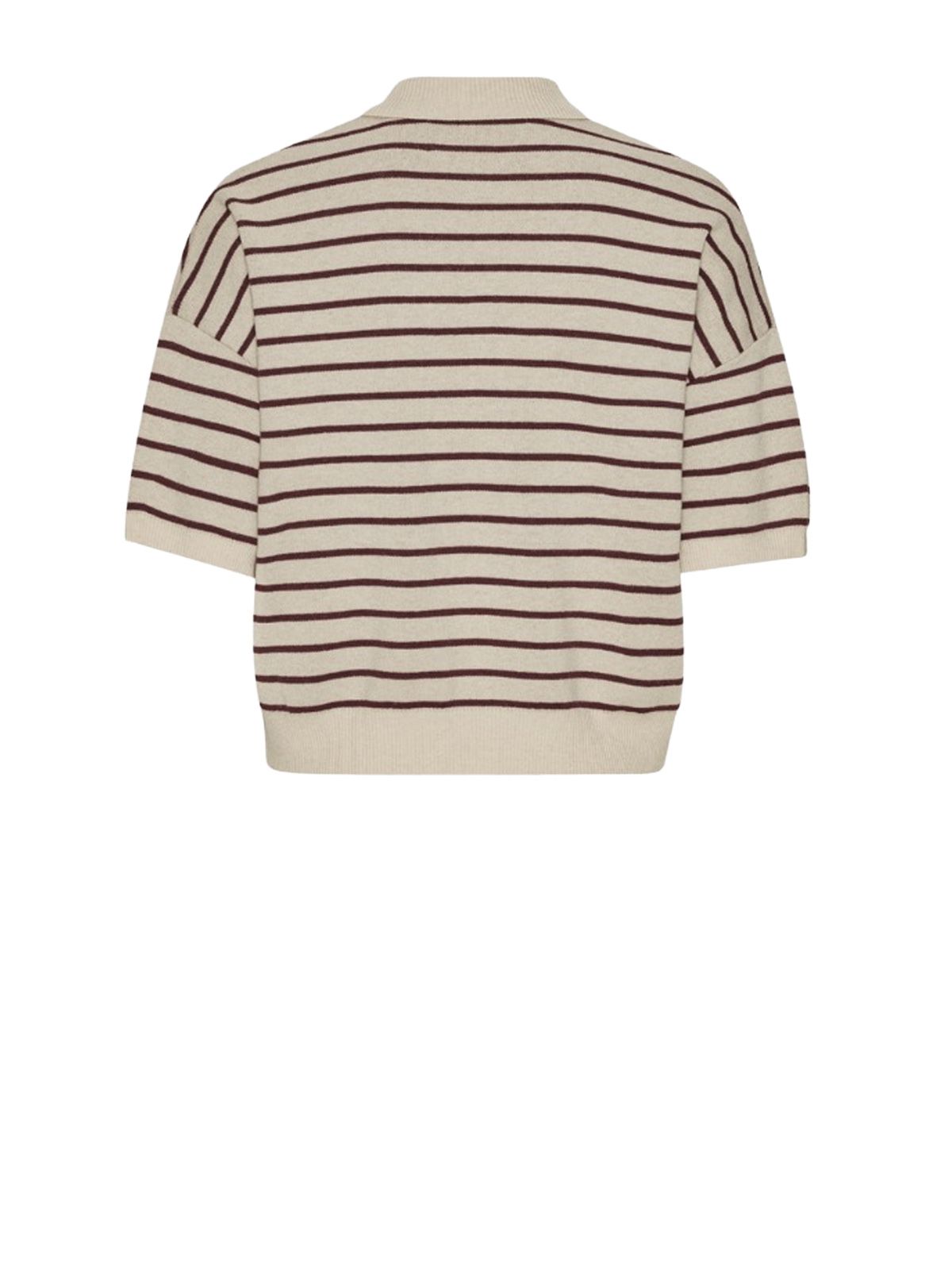 slinky knit polo cream  ROTATE