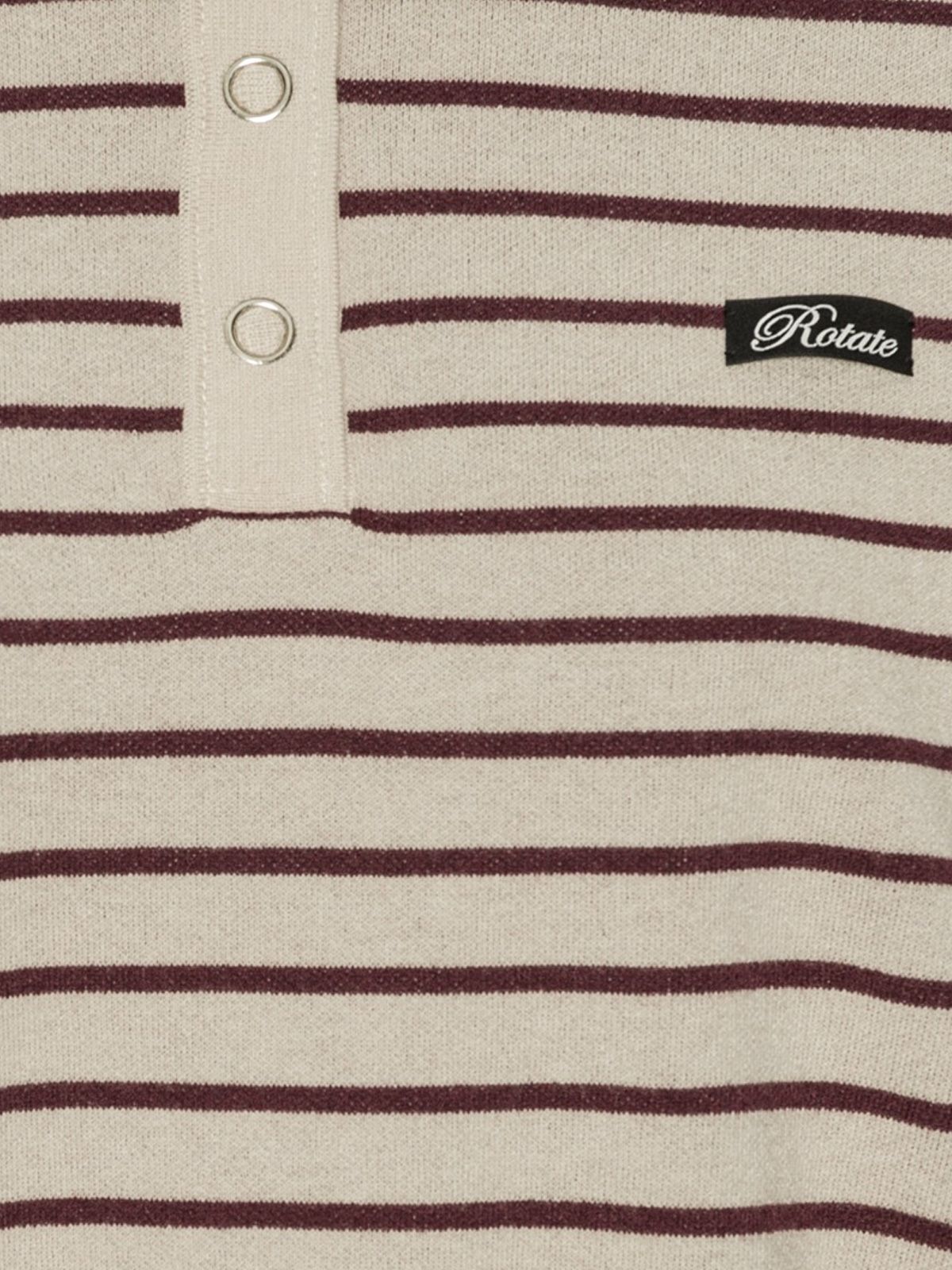slinky knit polo cream  ROTATE