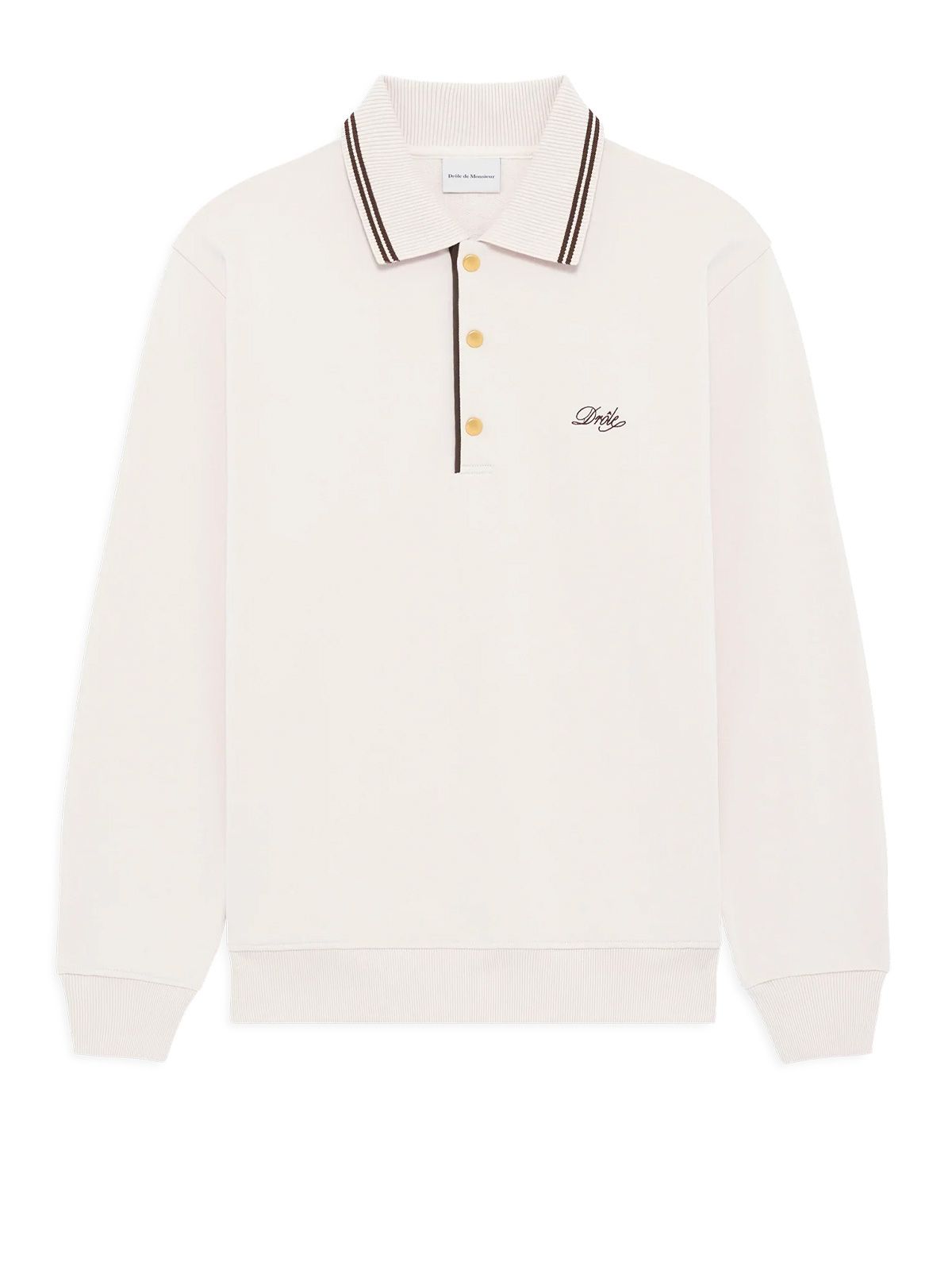 polo drôle beige 