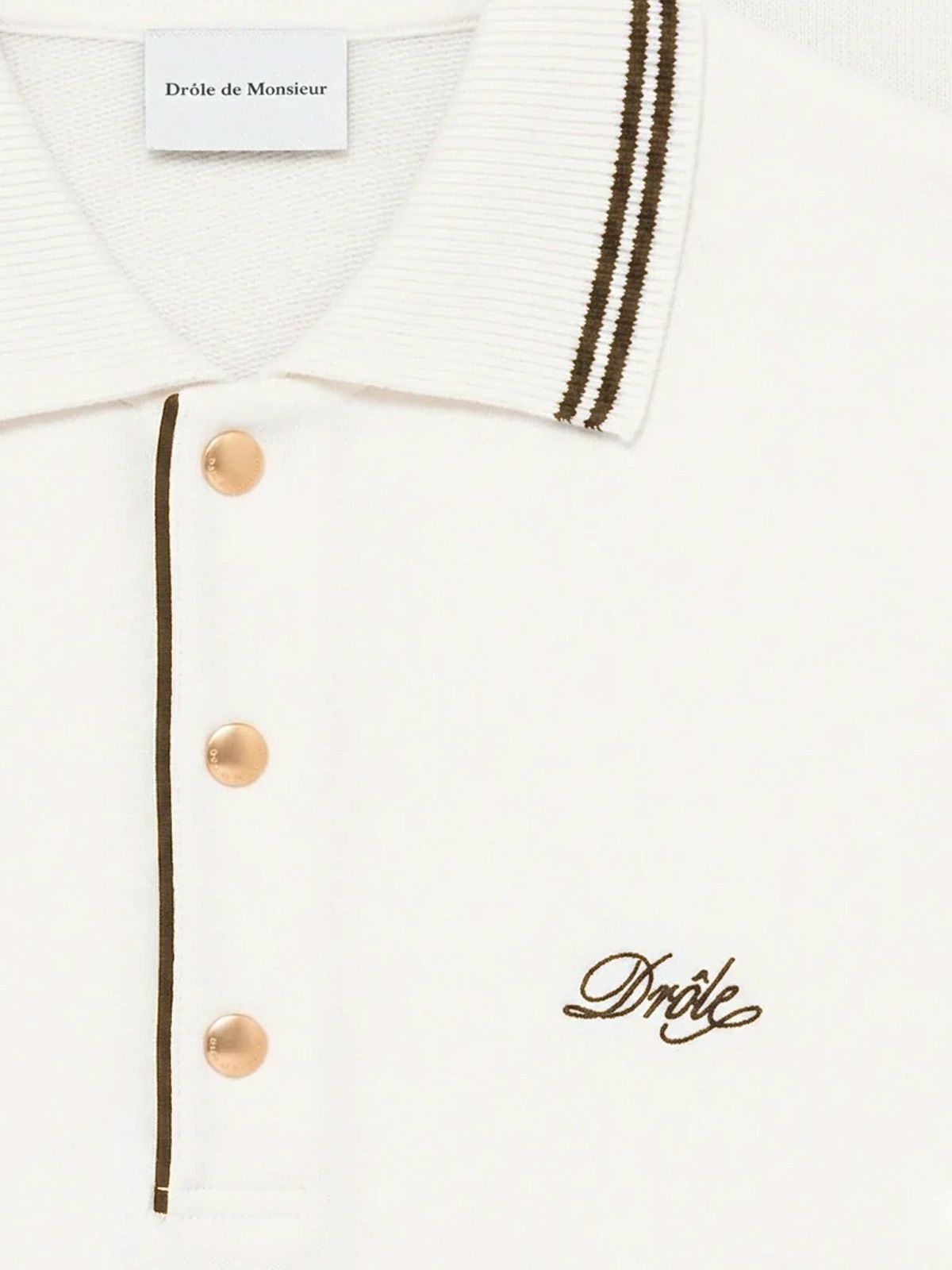 polo drôle beige  DROLE DE MONSIEUR