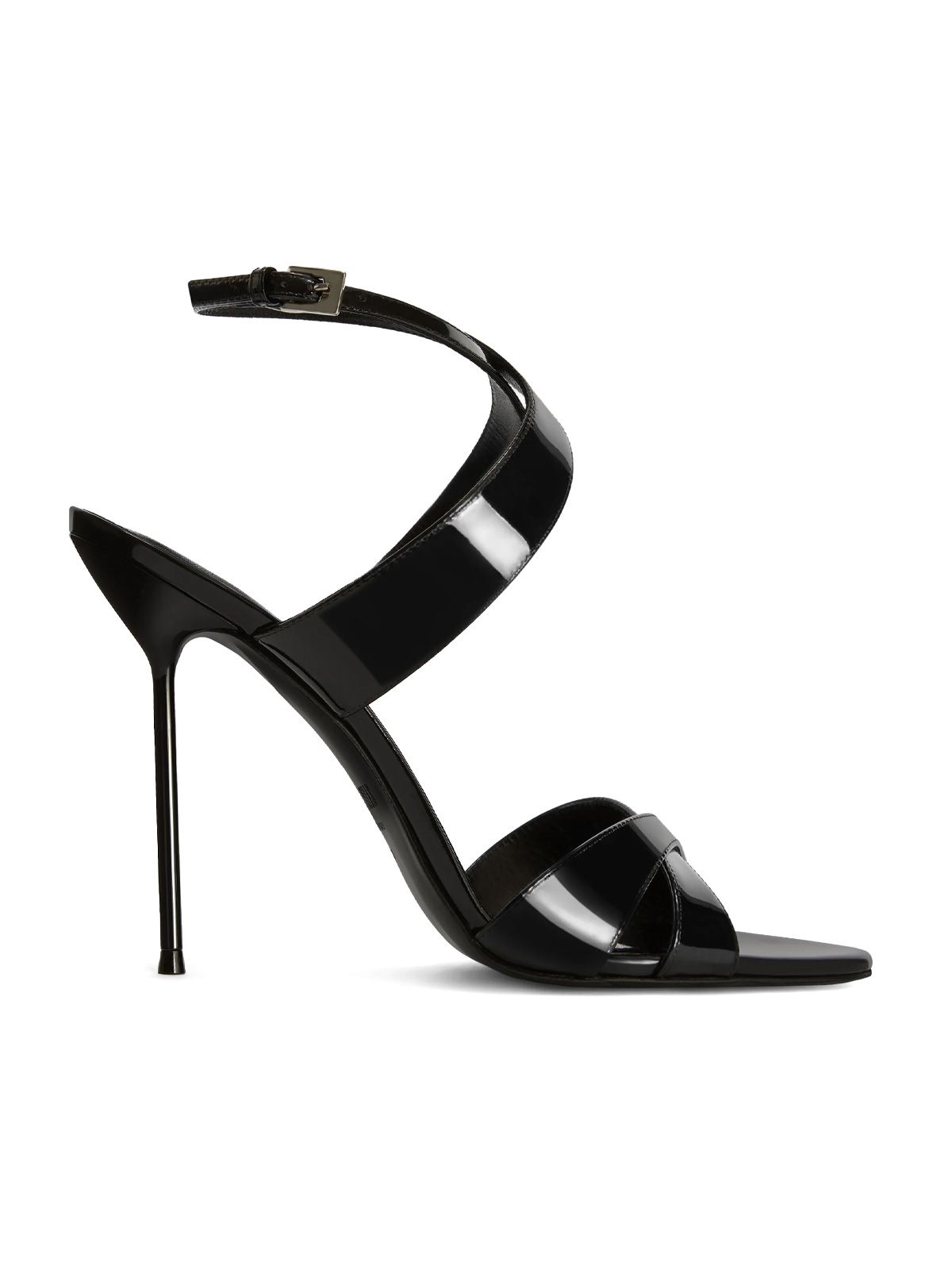 sandali in vernice nera lidia 
