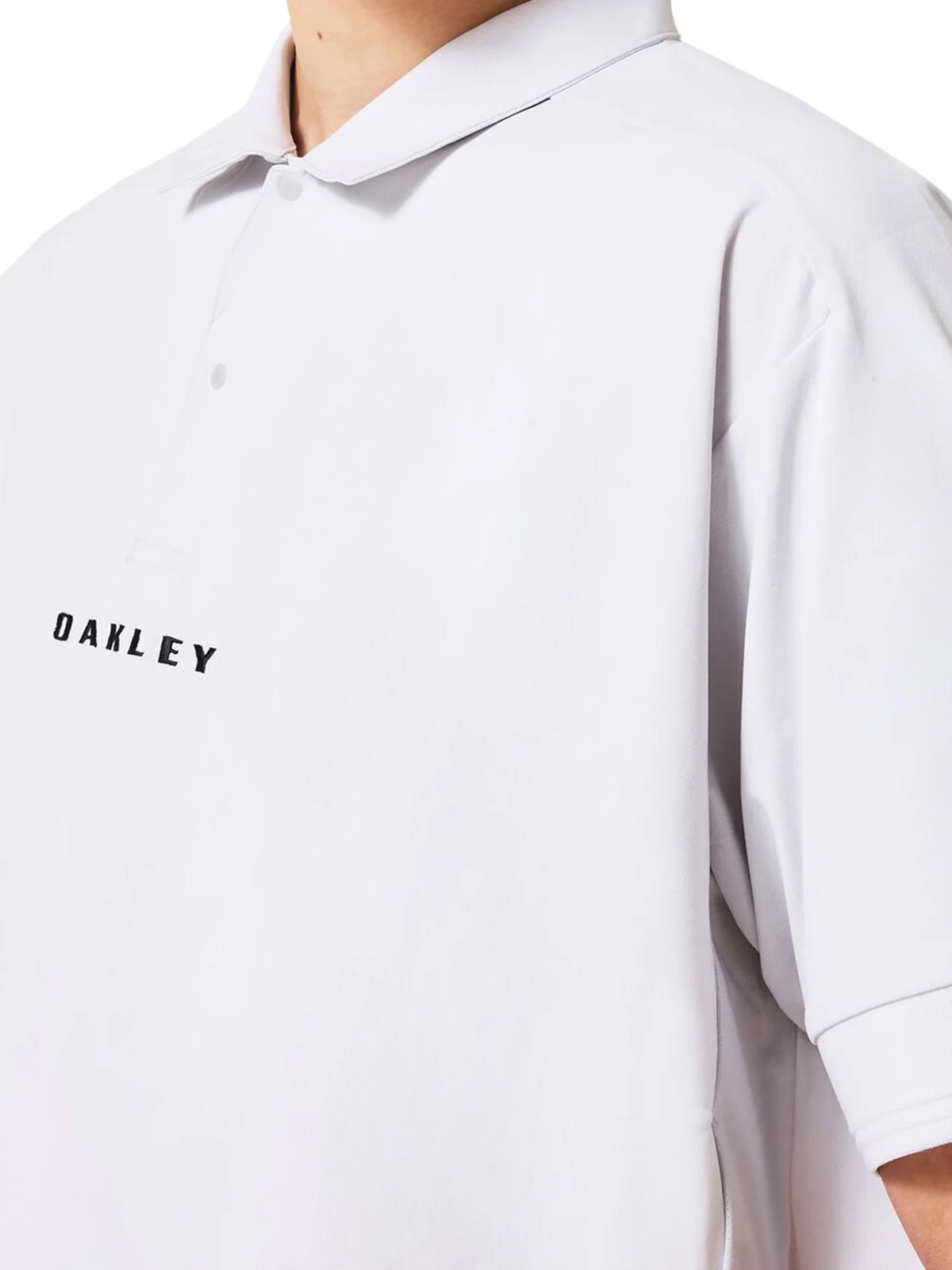 heat block cabana shirt grey  OAKLEY