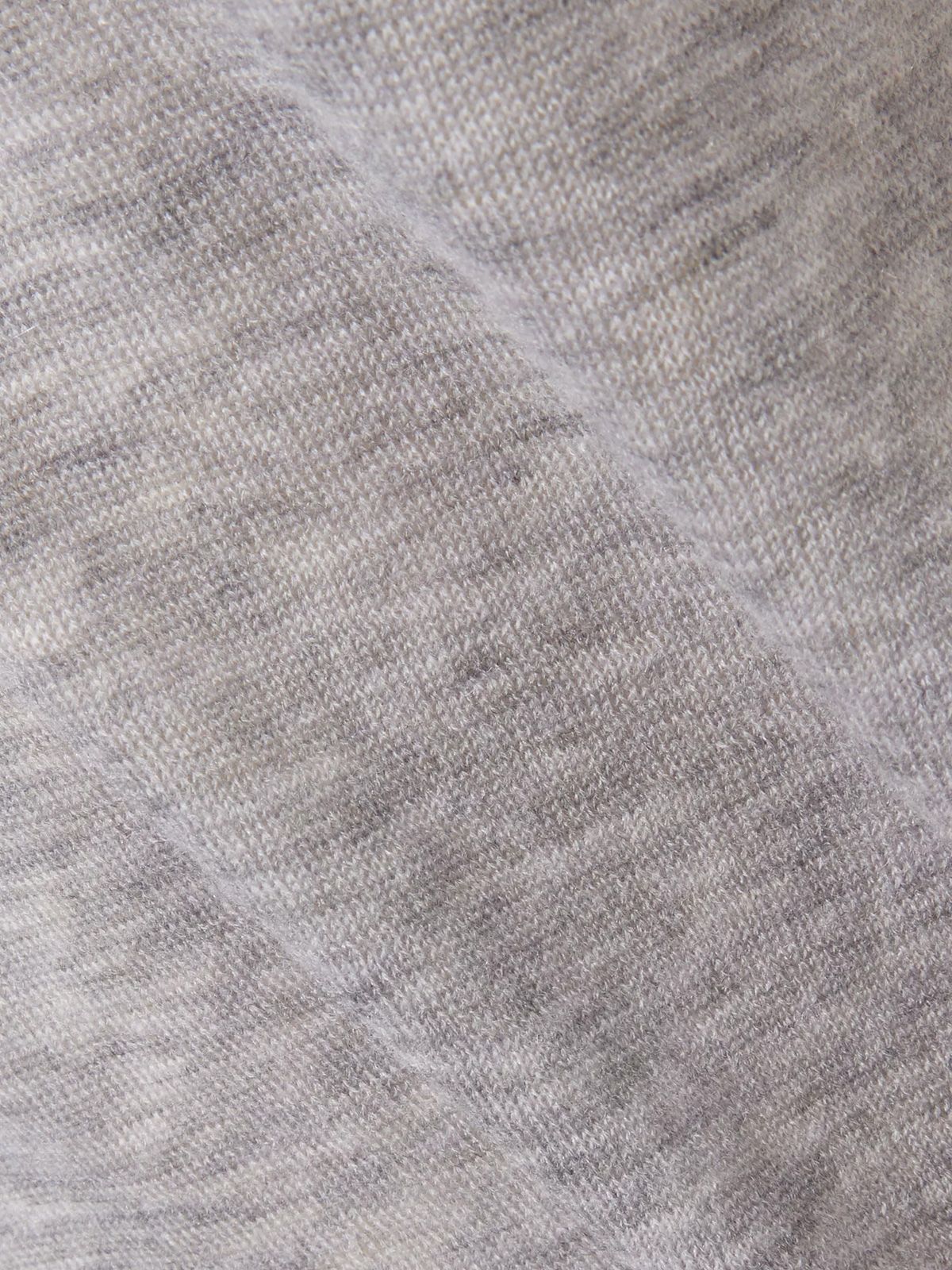 Top grigio in lana trasparente con laccetti sulla schiena GANNI