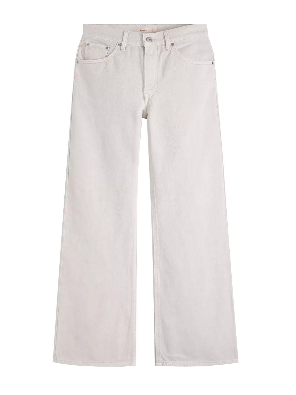 pants loose boot beige 