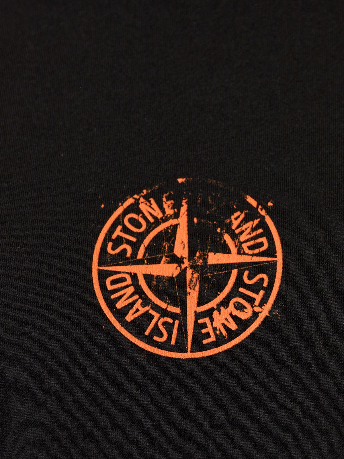 t-shirt nera  STONE ISLAND