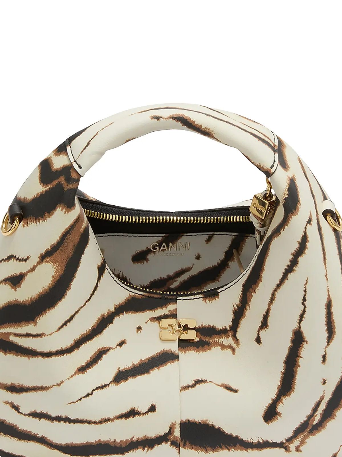 borsa hobo mini zebra GANNI