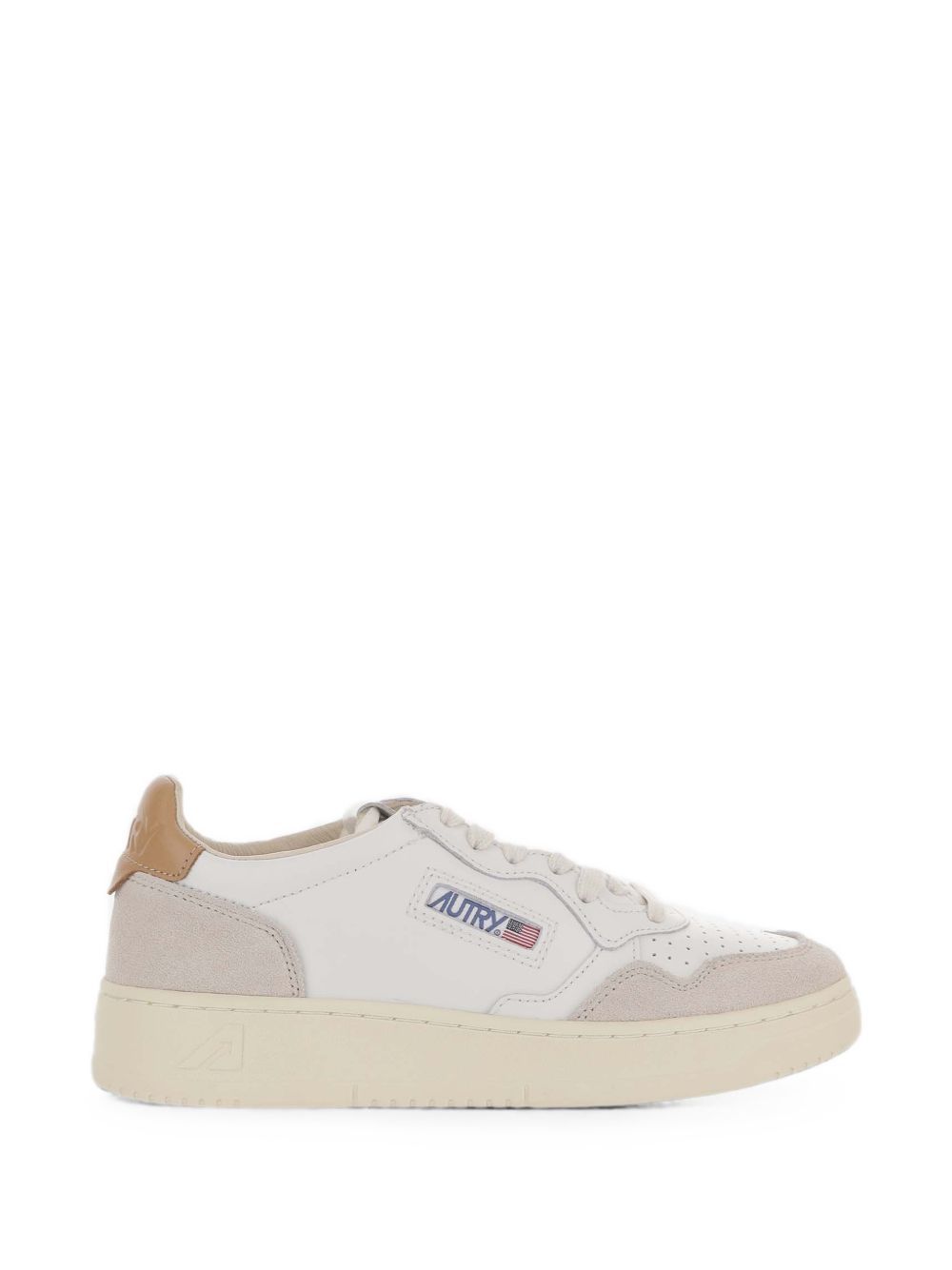 medalist low bianco ocra  