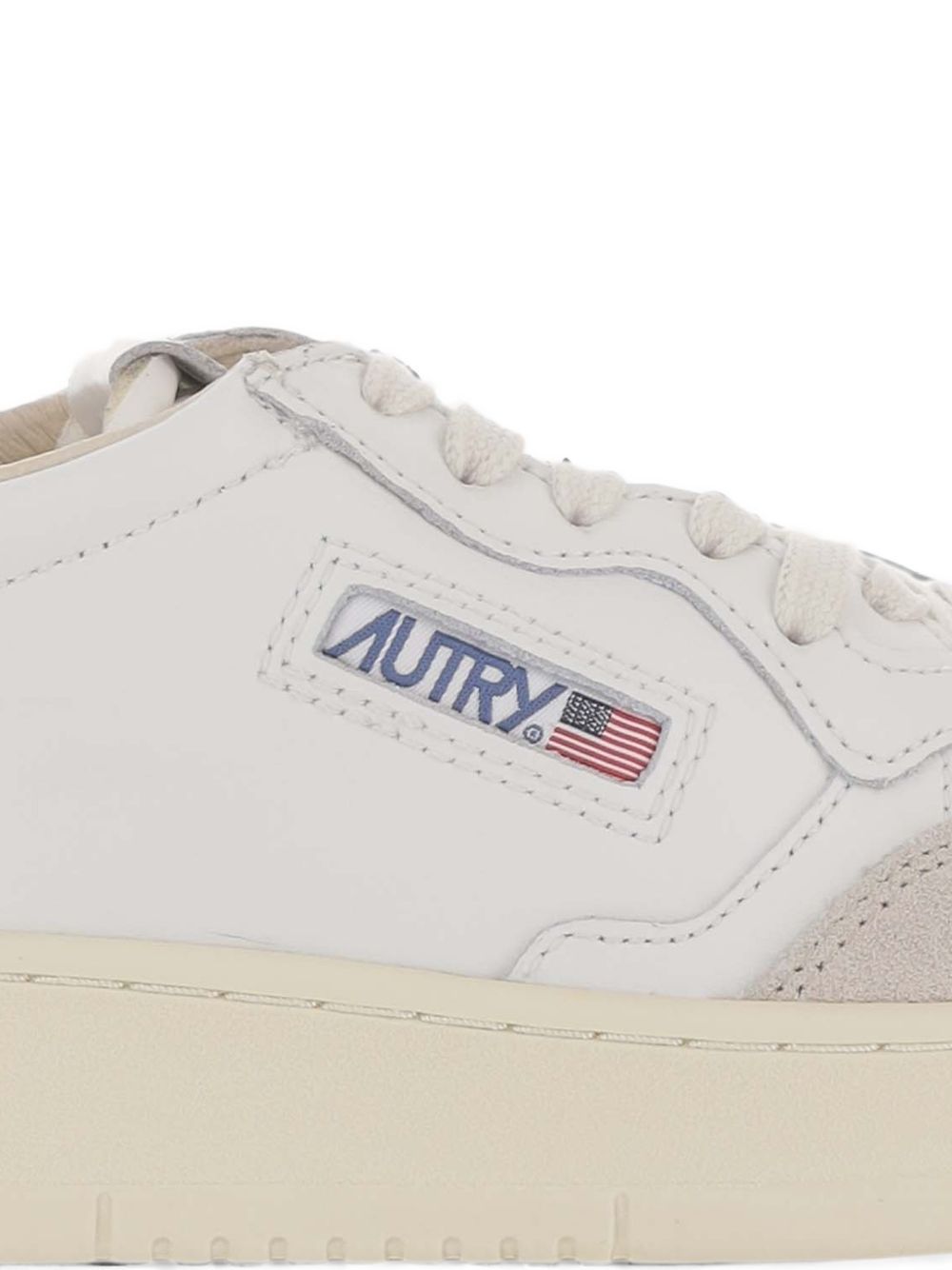 medalist low bianco ocra   AUTRY