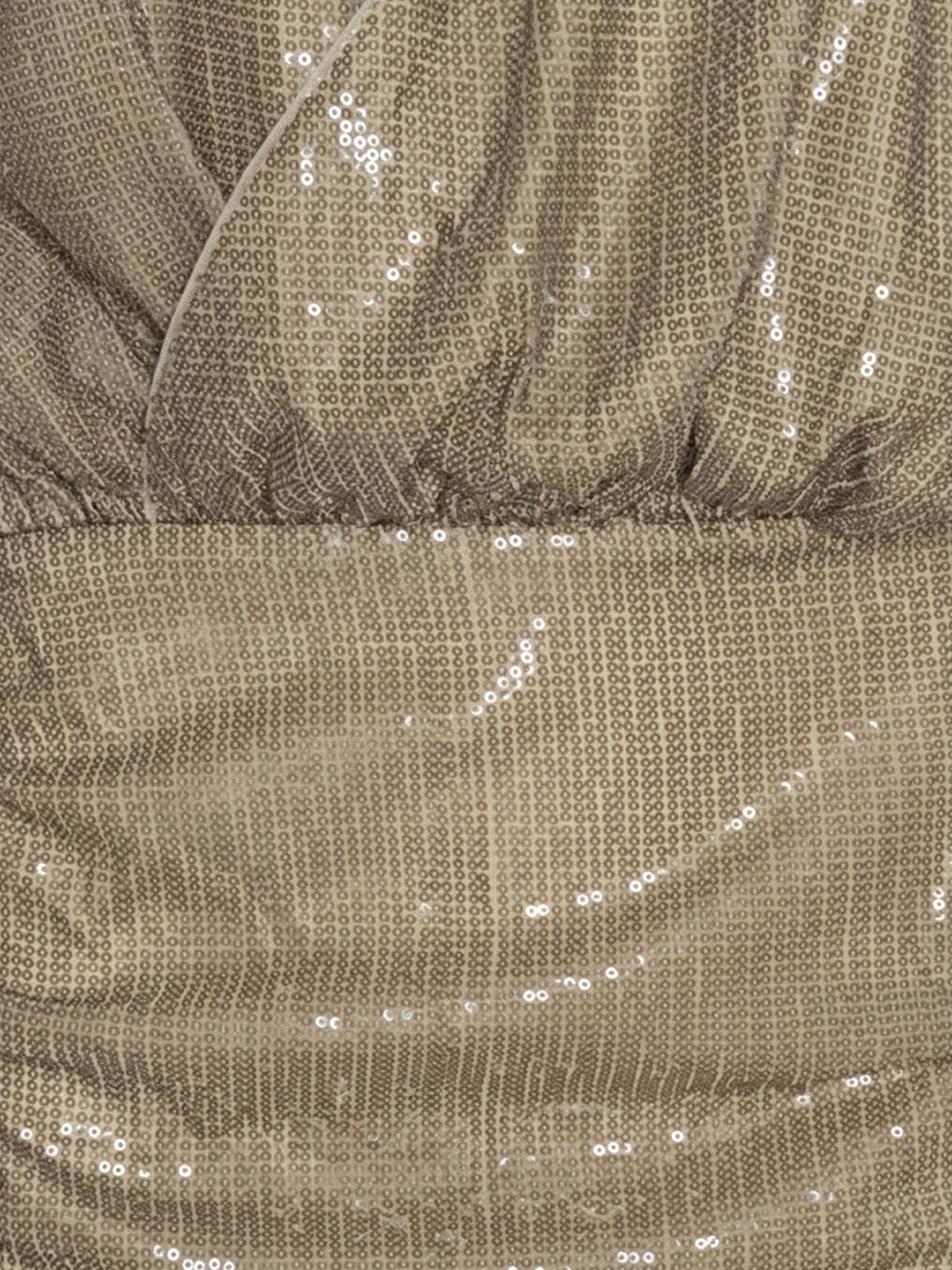 sequins ls mini dress beige ROTATE