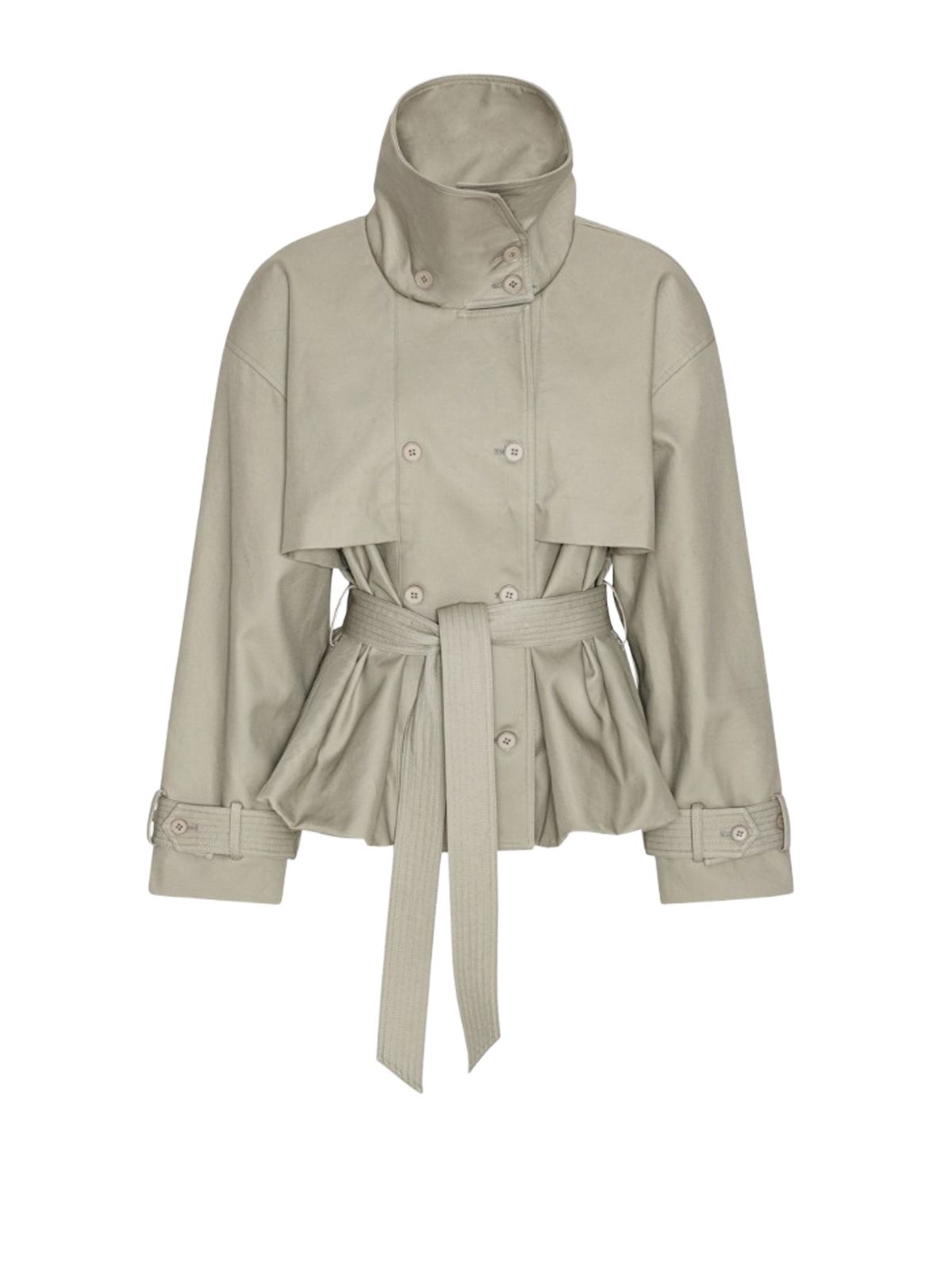 cappotto corto grigio