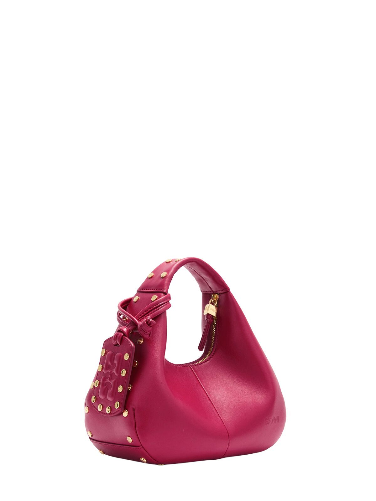borsa hobo mini borchie rosse GANNI