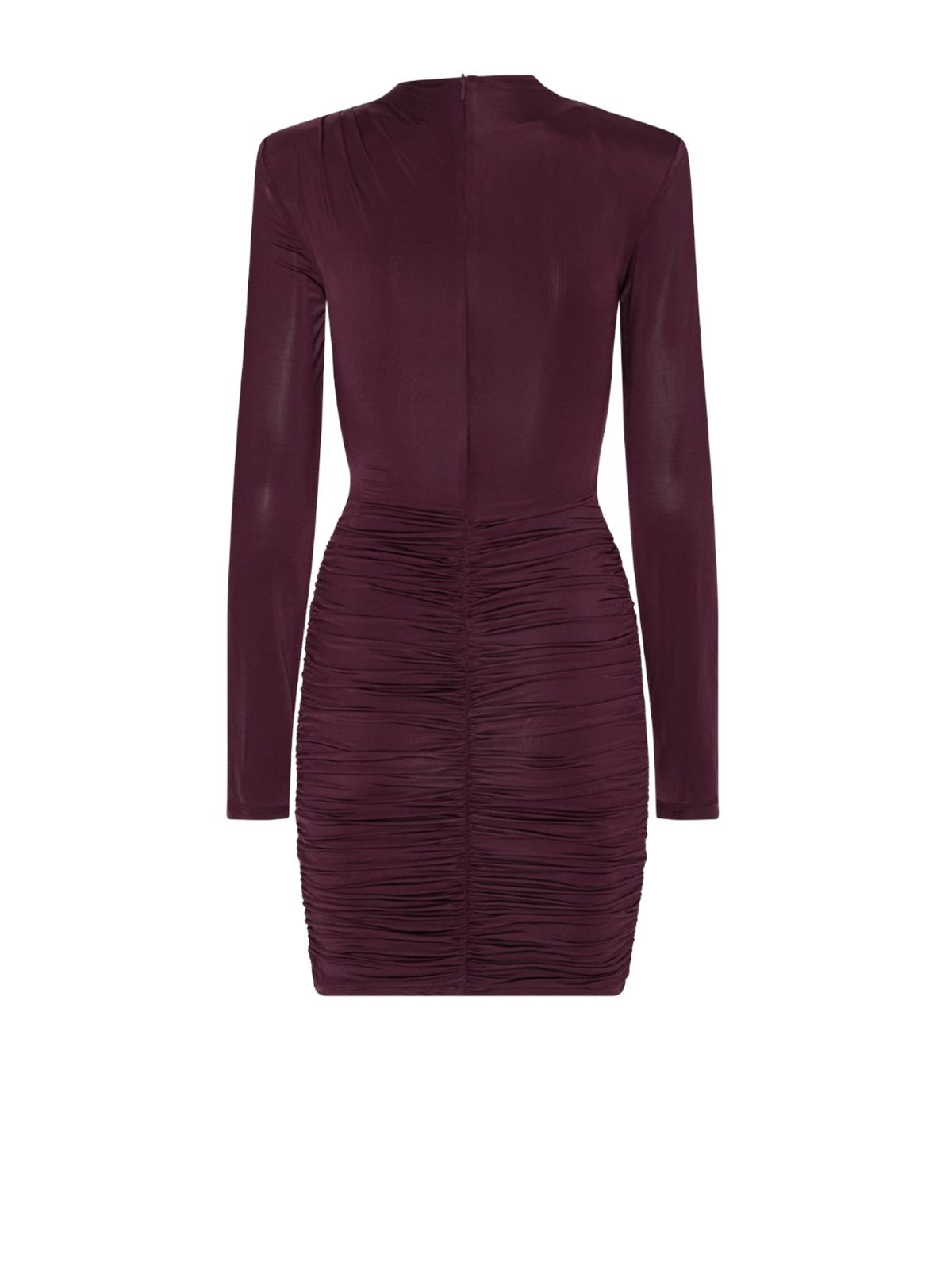 drapey mini dress bordeaux ROTATE