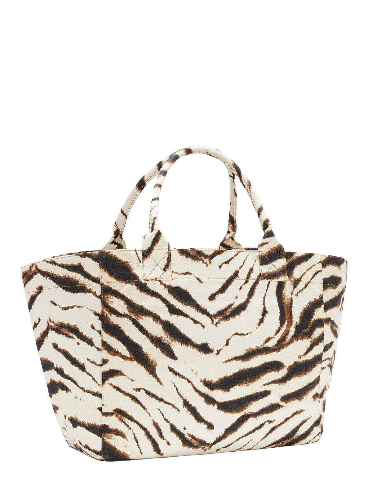 borsa shopper xxl zebrata GANNI