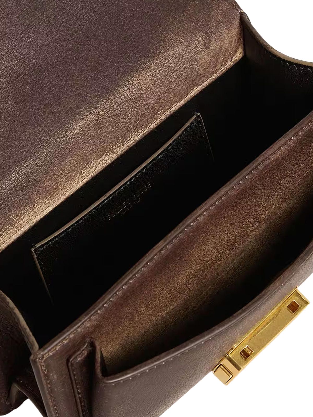 bag venezia small treated brown  GOLDEN GOOSE