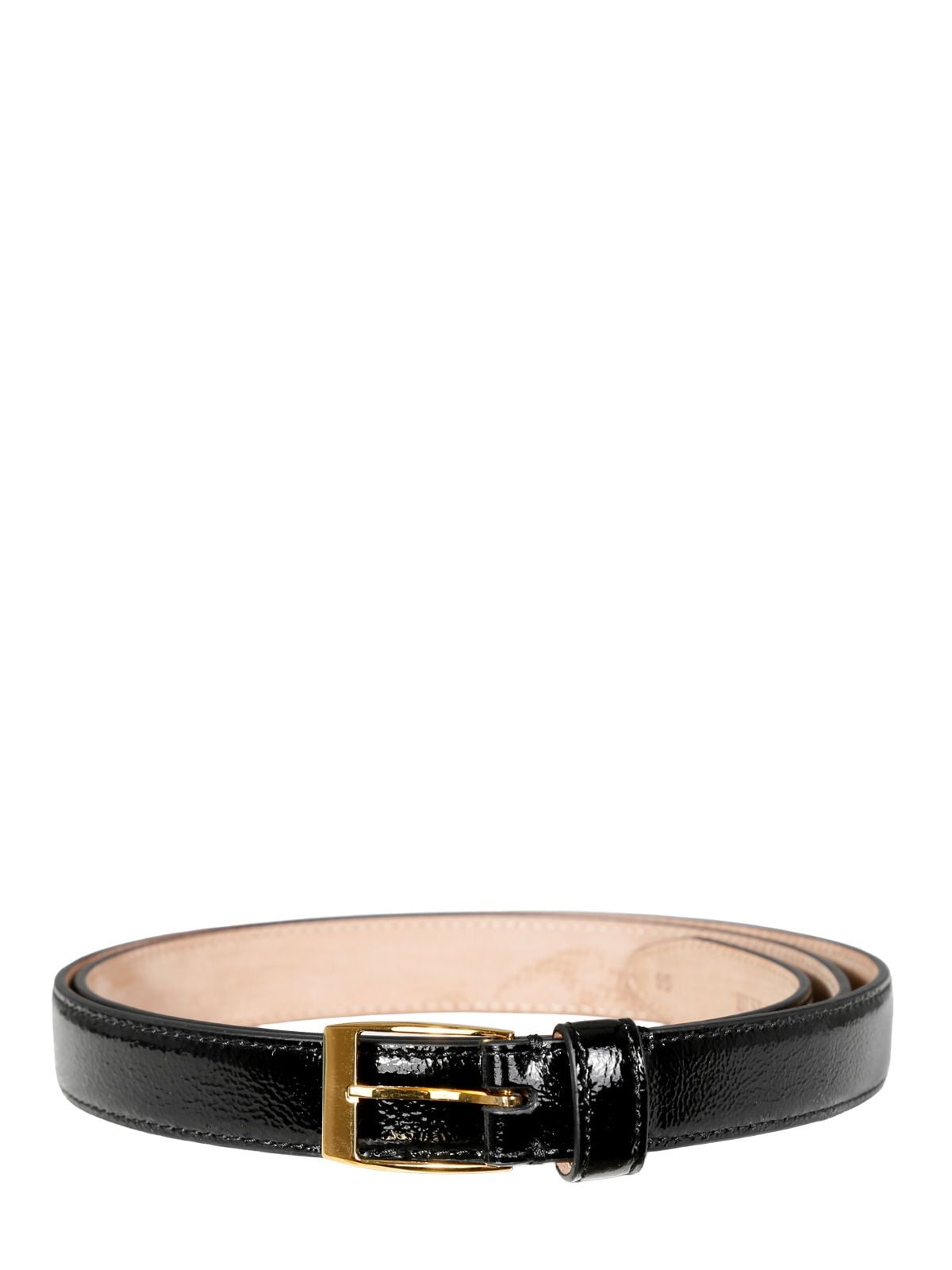 Black thin belt