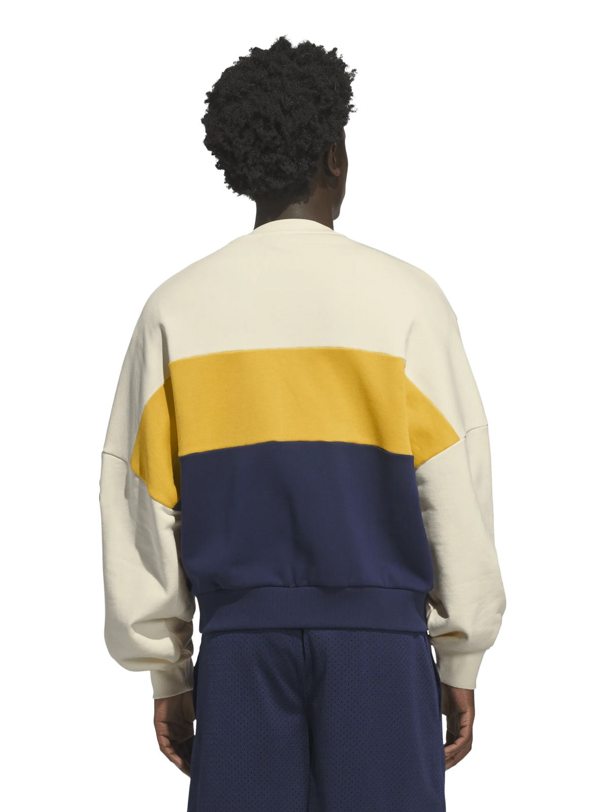 felpa universitaria beige ADIDAS ORIGINALS