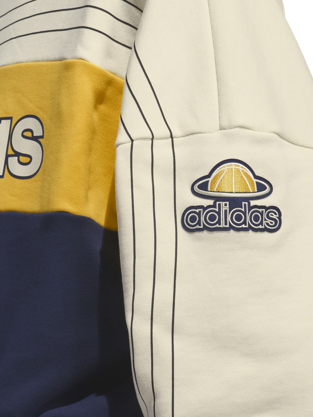 felpa universitaria beige ADIDAS ORIGINALS