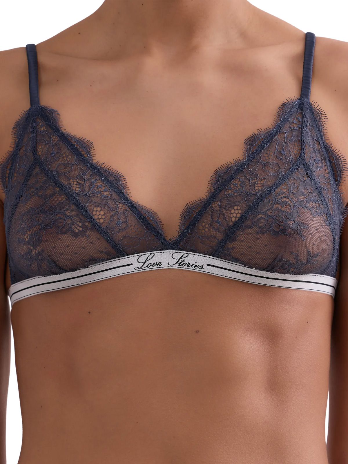 bra love lace dark blue LOVE STORIES