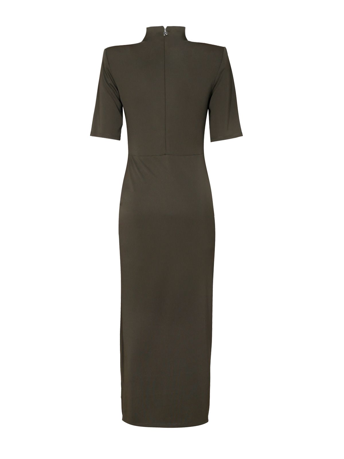 draped skirt midi dress oliva ROTATE