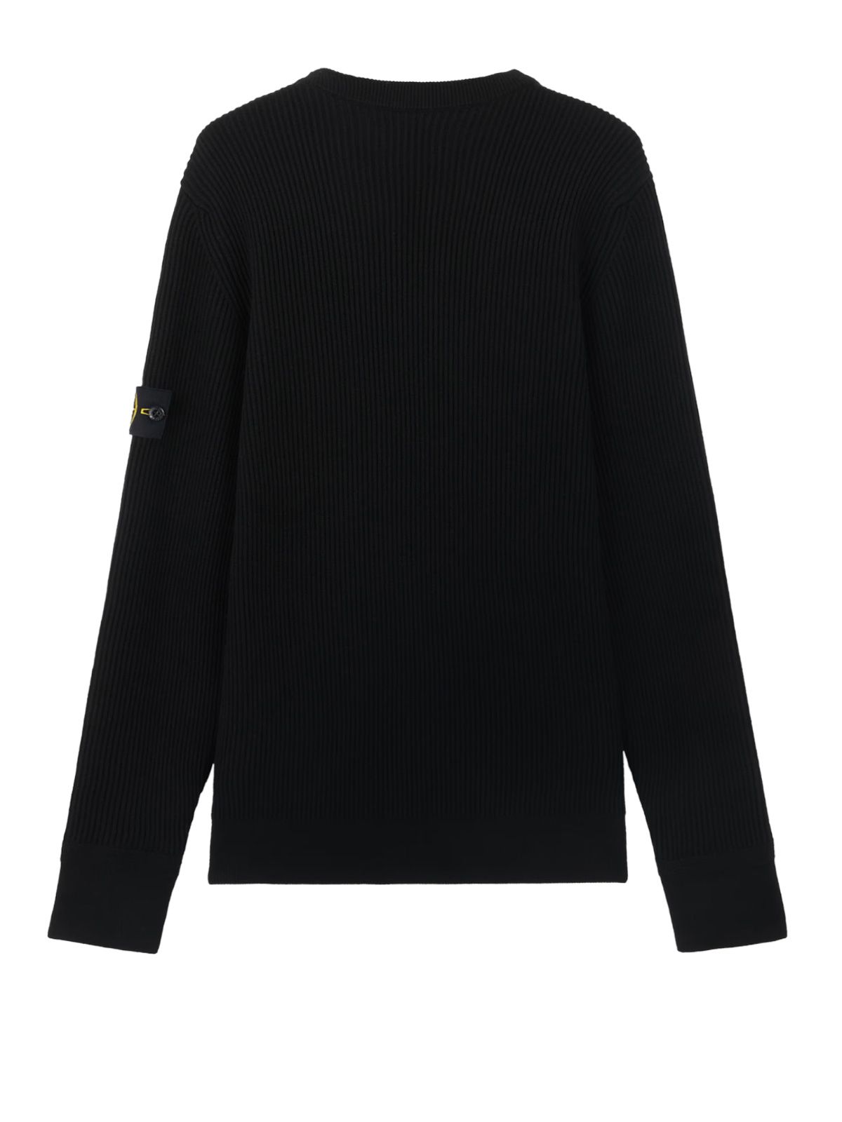 felpa girocollo nera STONE ISLAND