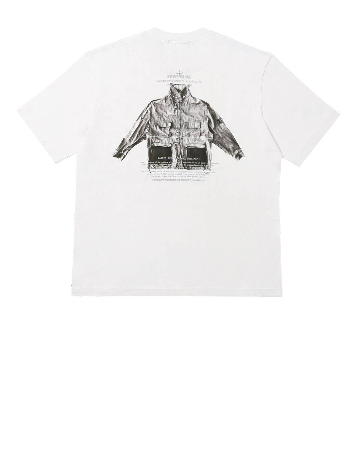 t-shirt white  STONE ISLAND