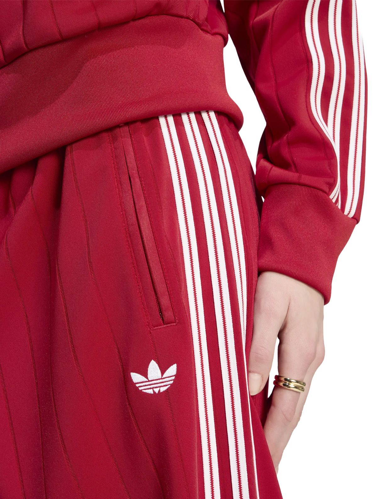 fb loose trackpants red   ADIDAS ORIGINALS