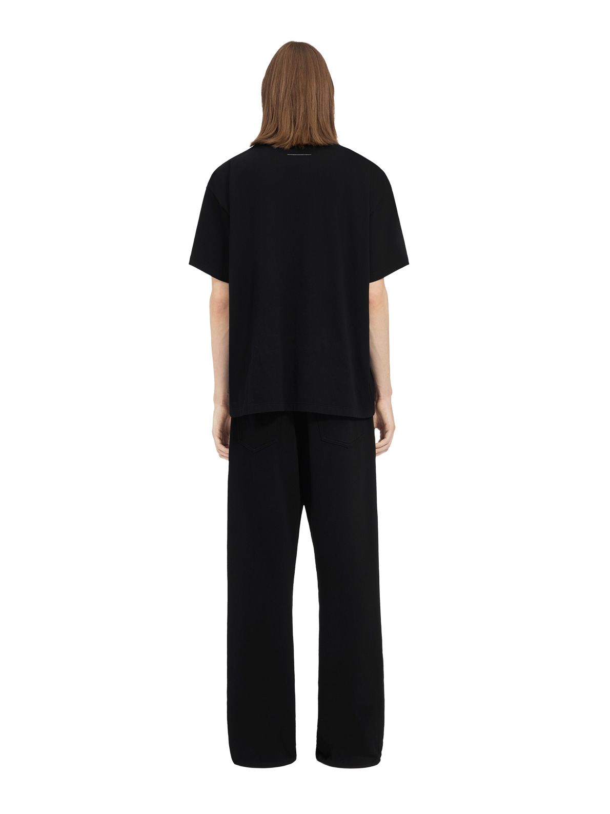 t-shirt nera  MM6 MAISON MARGIELA