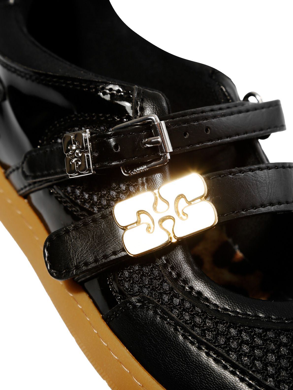 scarpe sue double babies nere GANNI