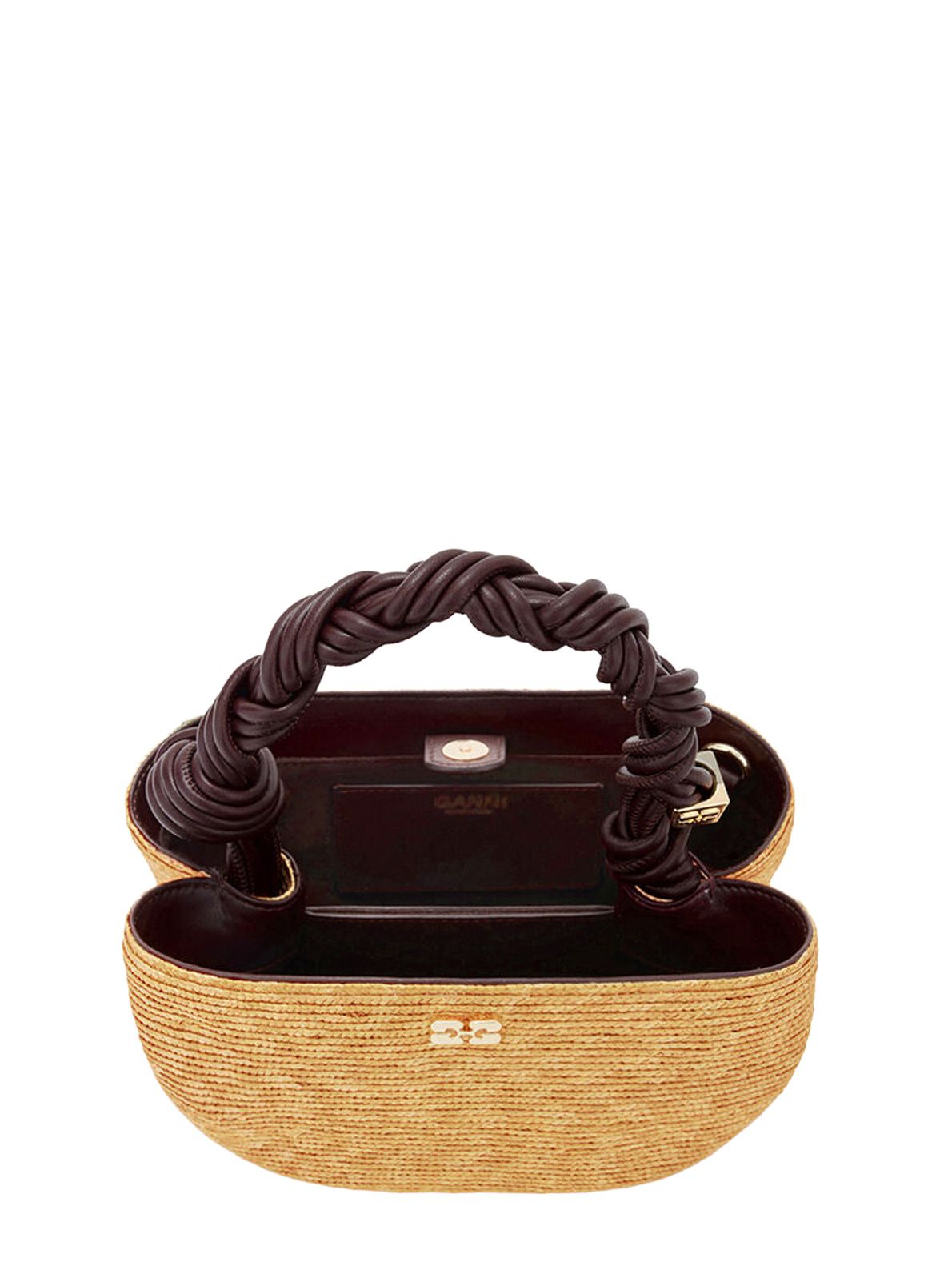 borsa bou mini paglia GANNI