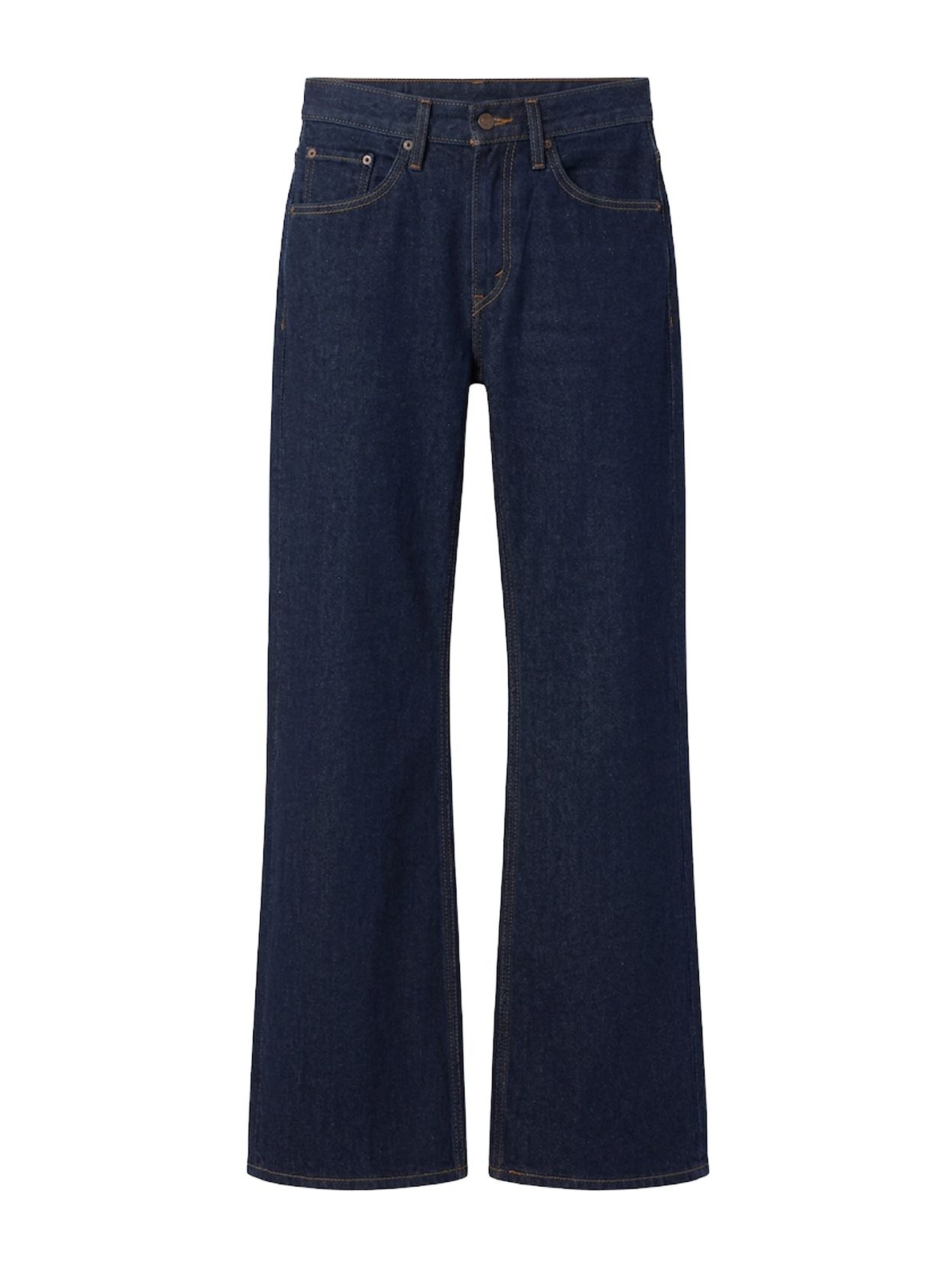 jeans stivale largo blu scuro