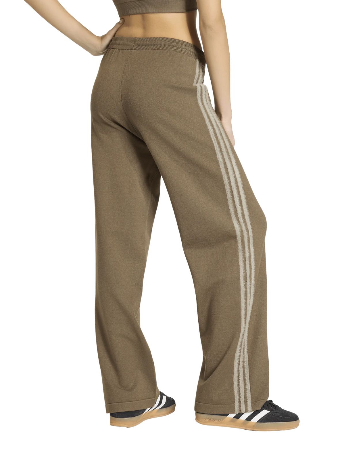 pantaloni da tuta in maglia fb marroni ADIDAS ORIGINALS