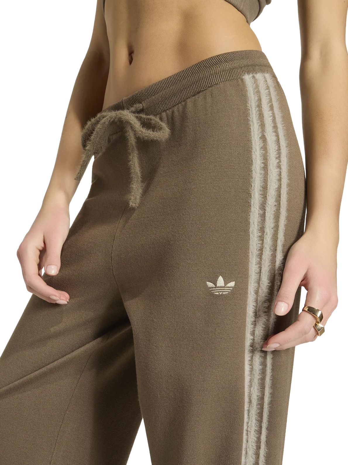 pantaloni da tuta in maglia fb marroni ADIDAS ORIGINALS