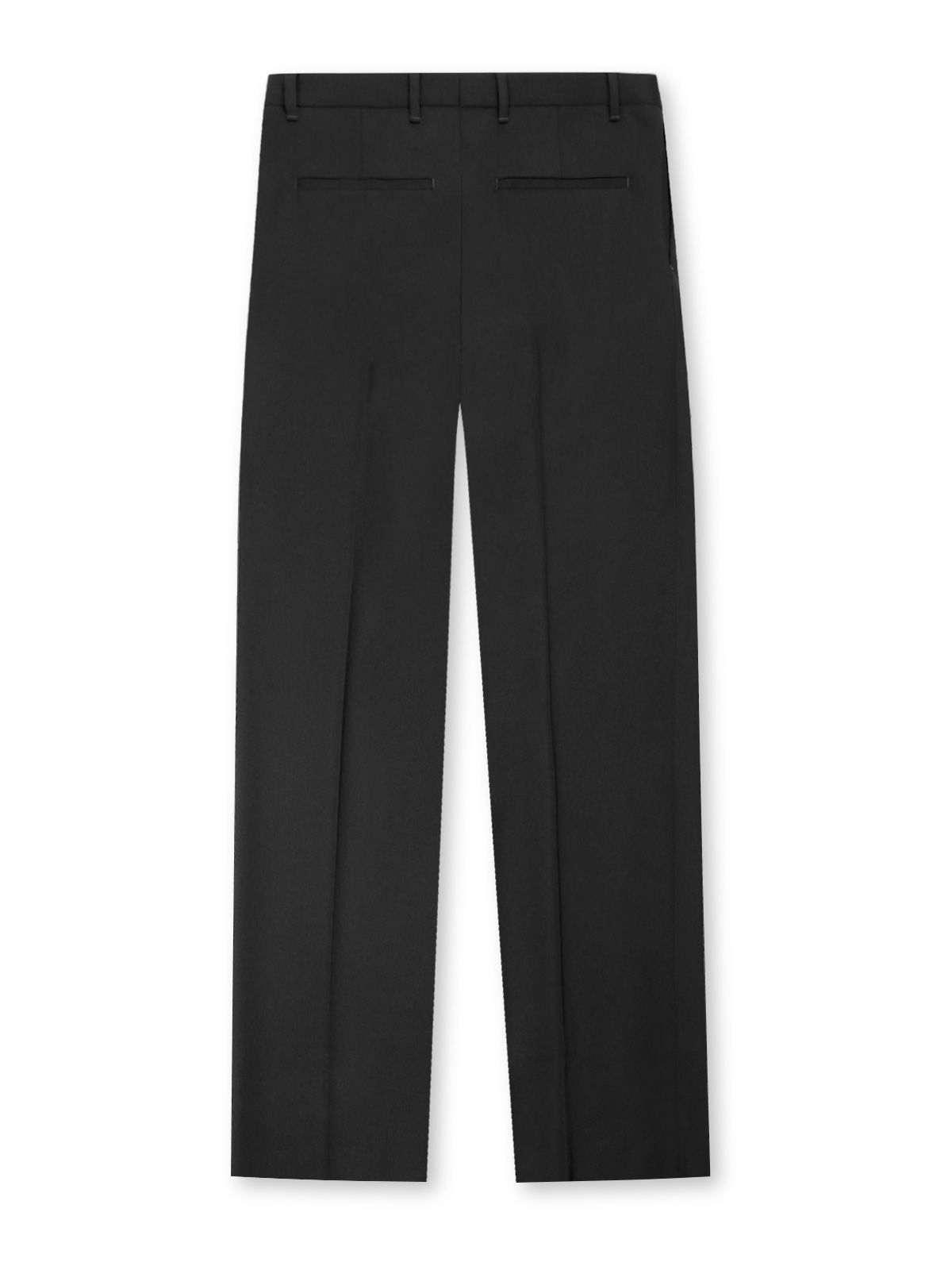 Black attitude drop reg pants LARDINI