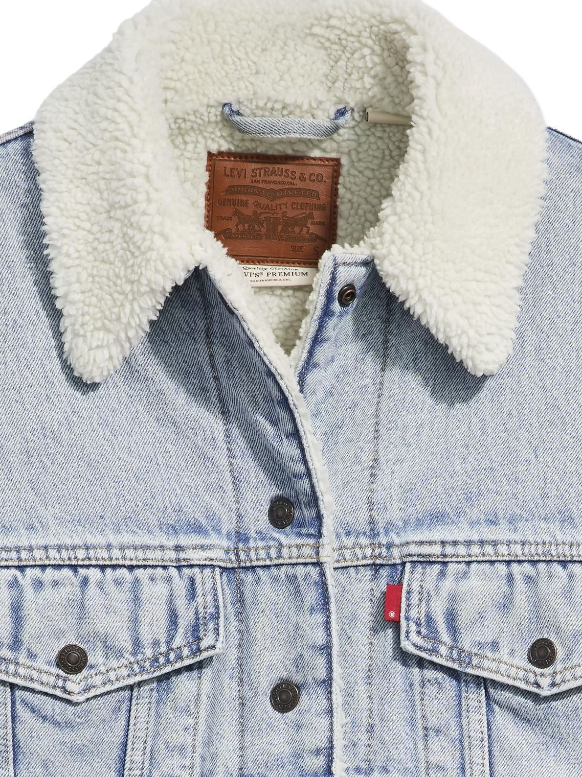 giacca sherpa anni '90 trucker LEVI'S
