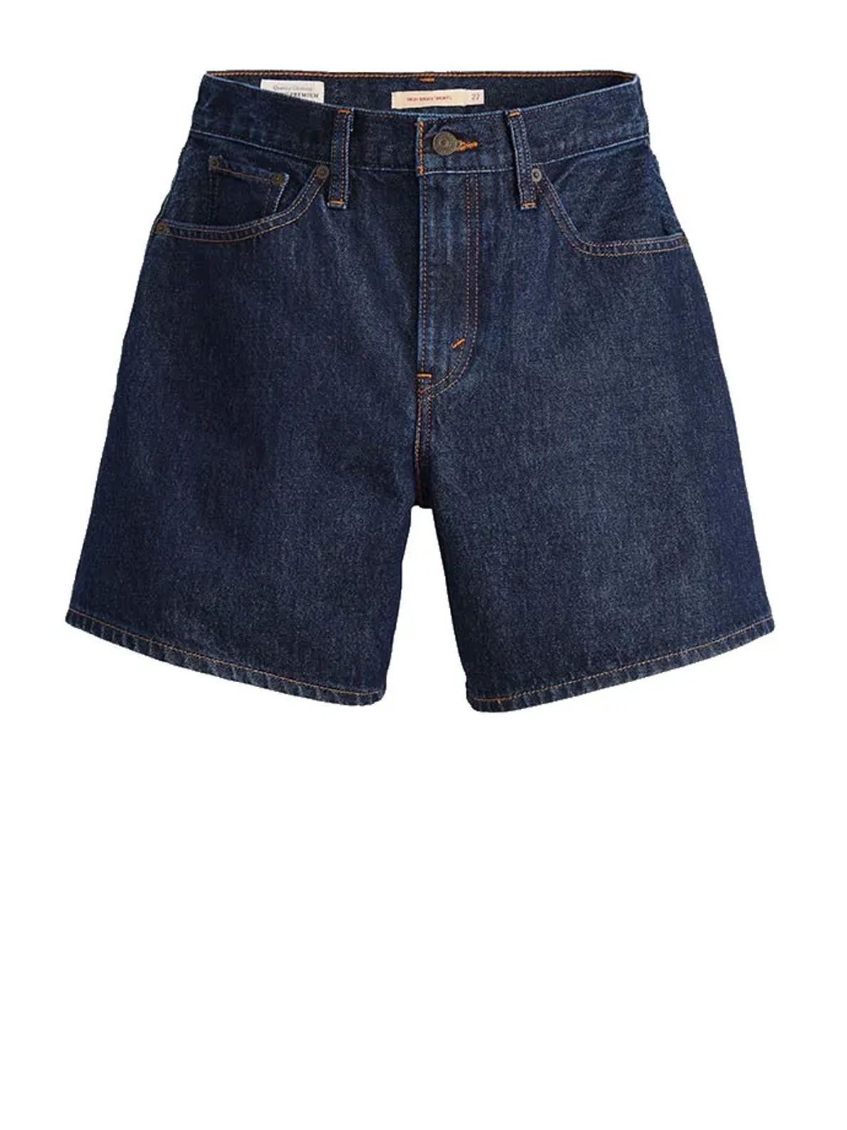 High baggy short blue