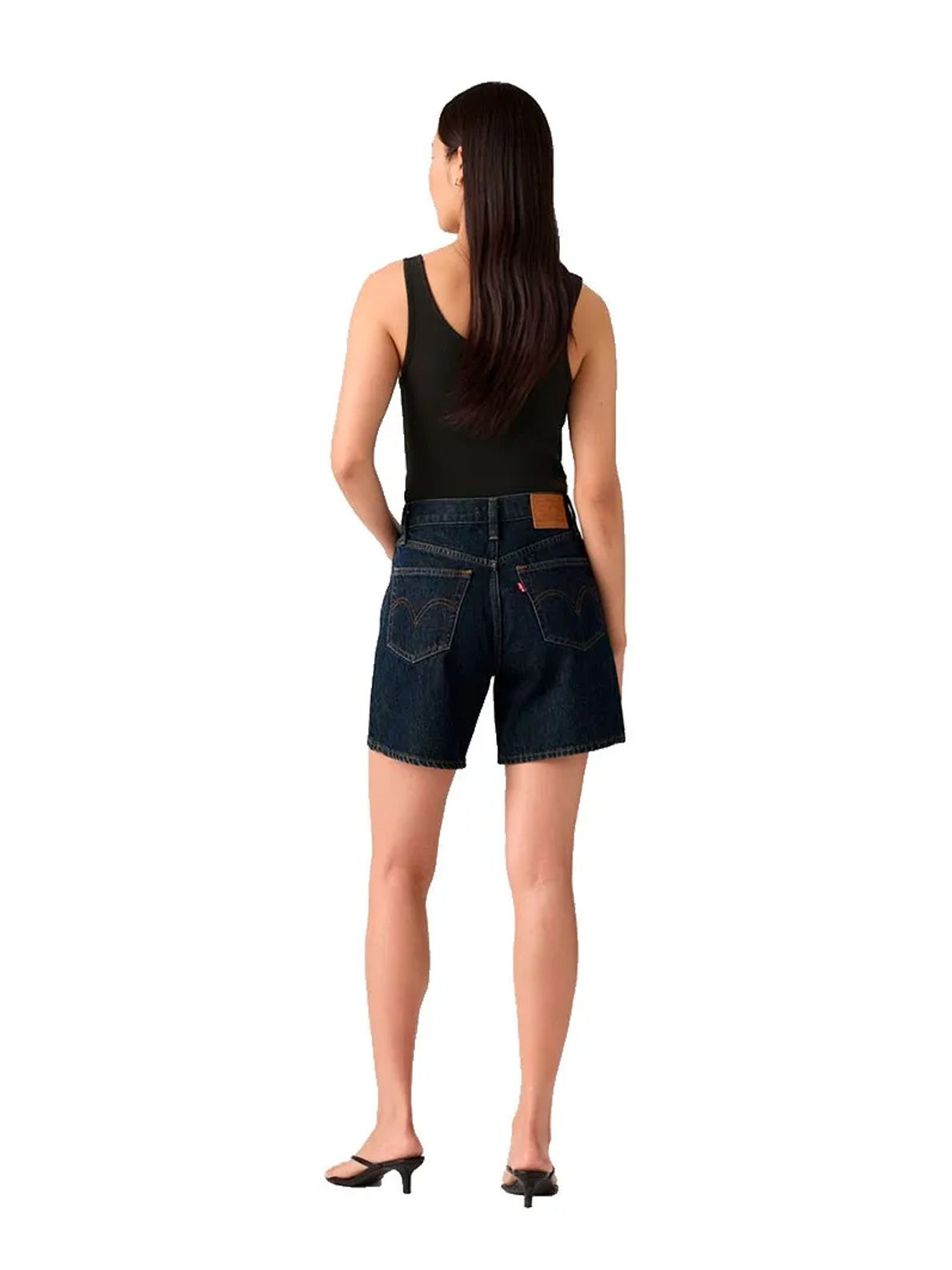 High baggy short blue LEVI'S