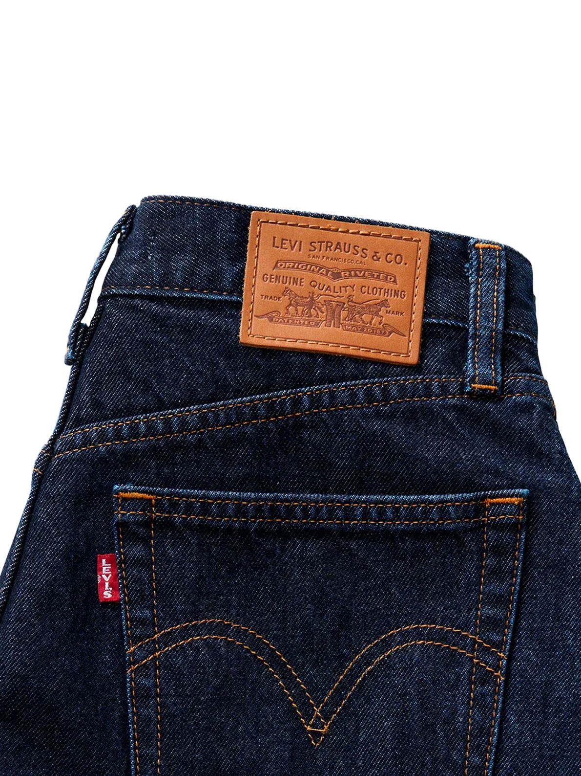 High baggy short blue LEVI'S