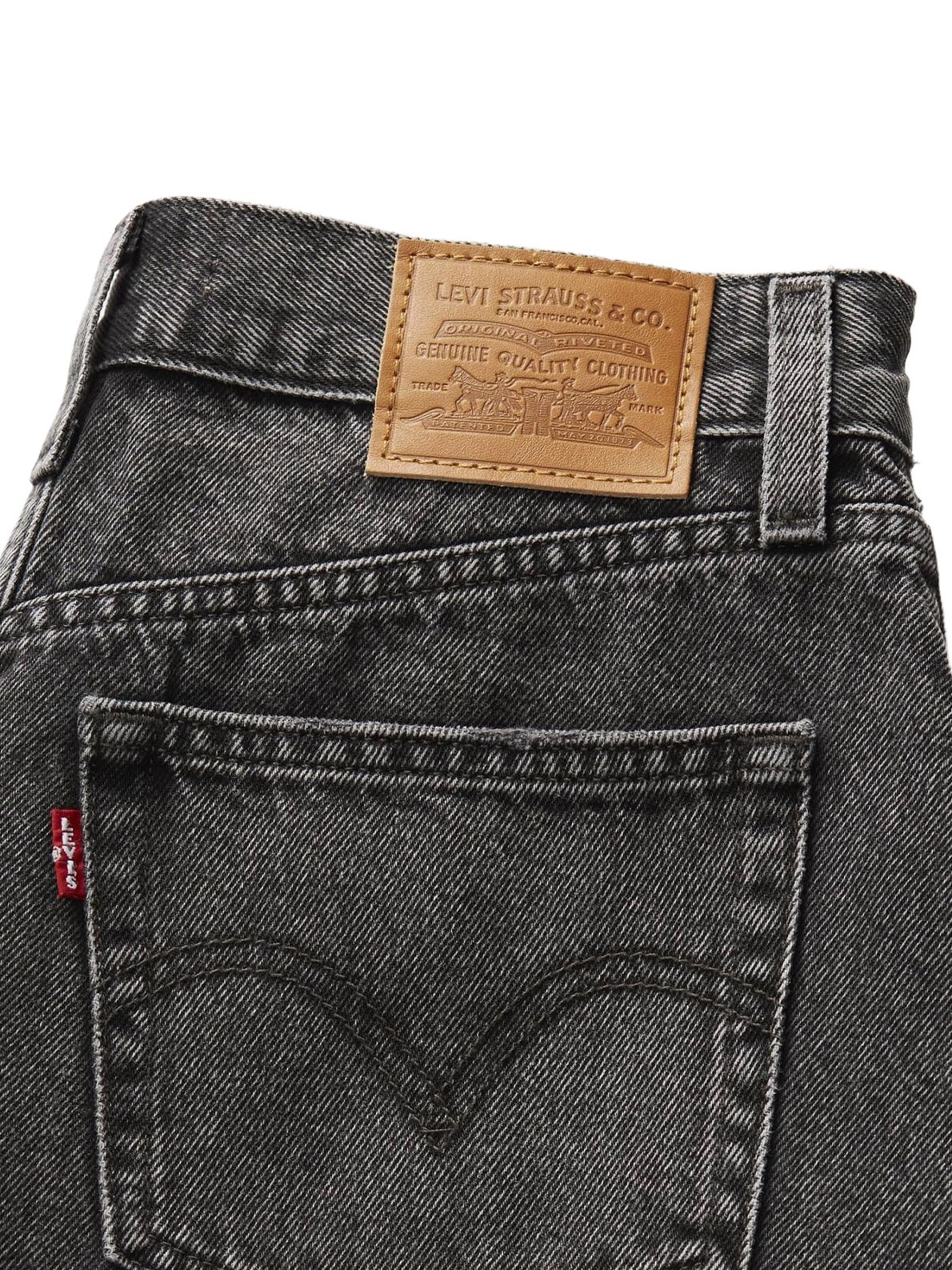Pantaloncini larghi a vita alta neri LEVI'S