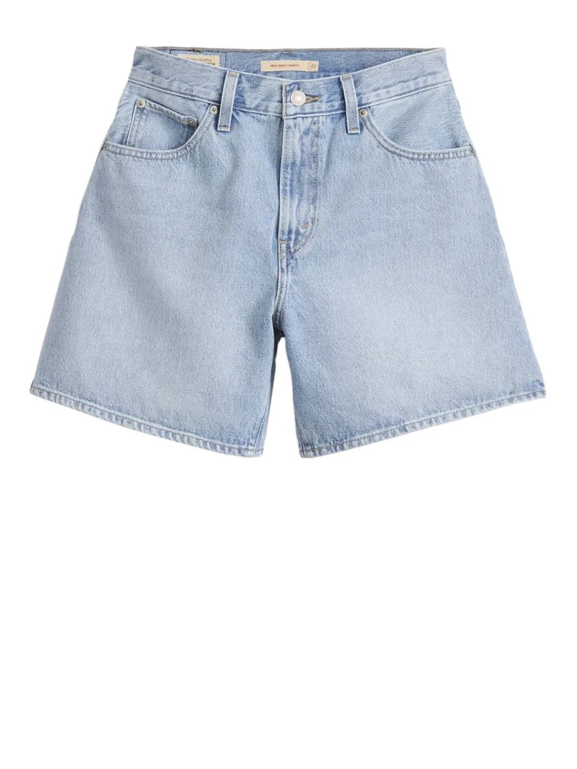high baggy short blue